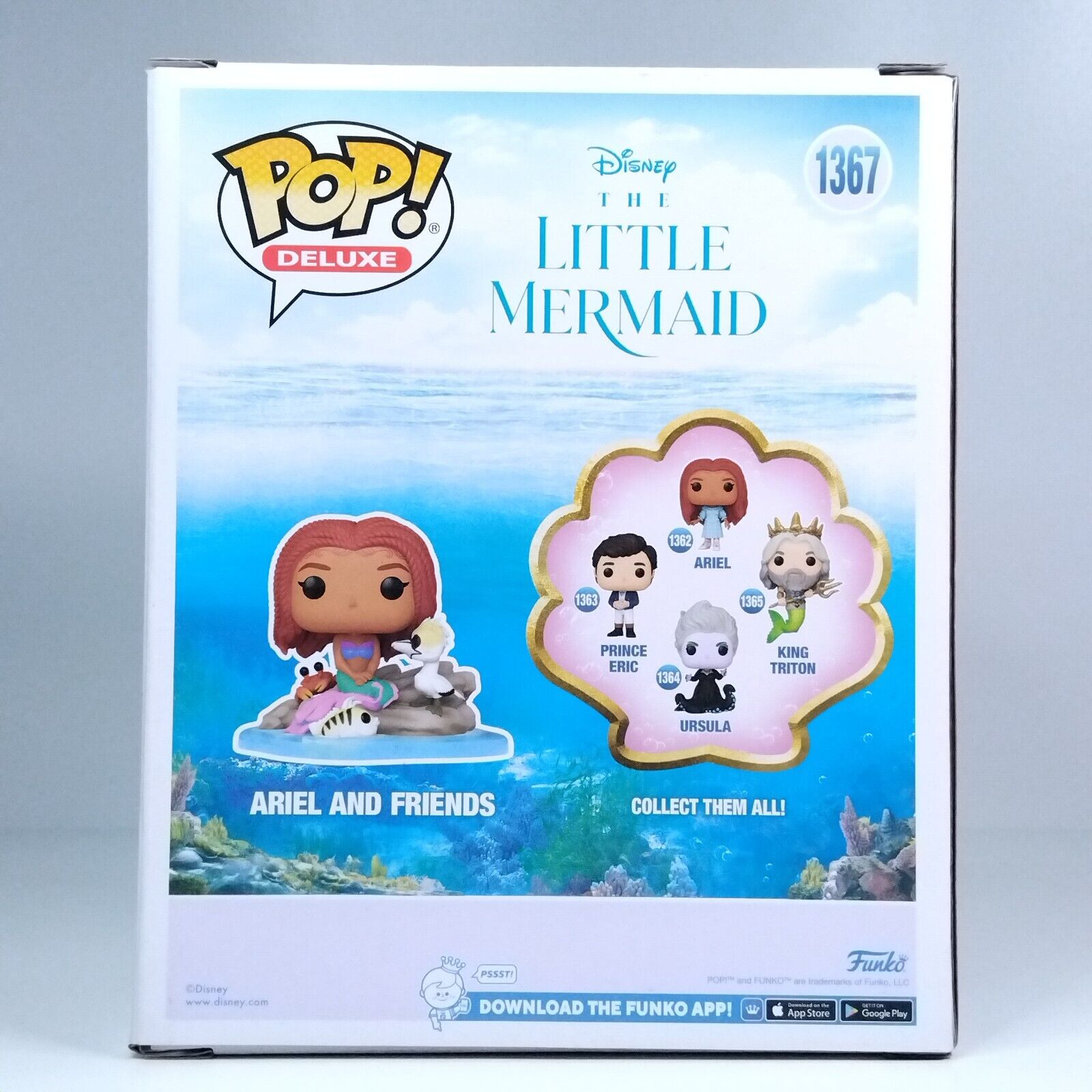 Funko Pop! Disney Little Mermaid Ariel 7 x Signed Javier Bardem & More COA #1367