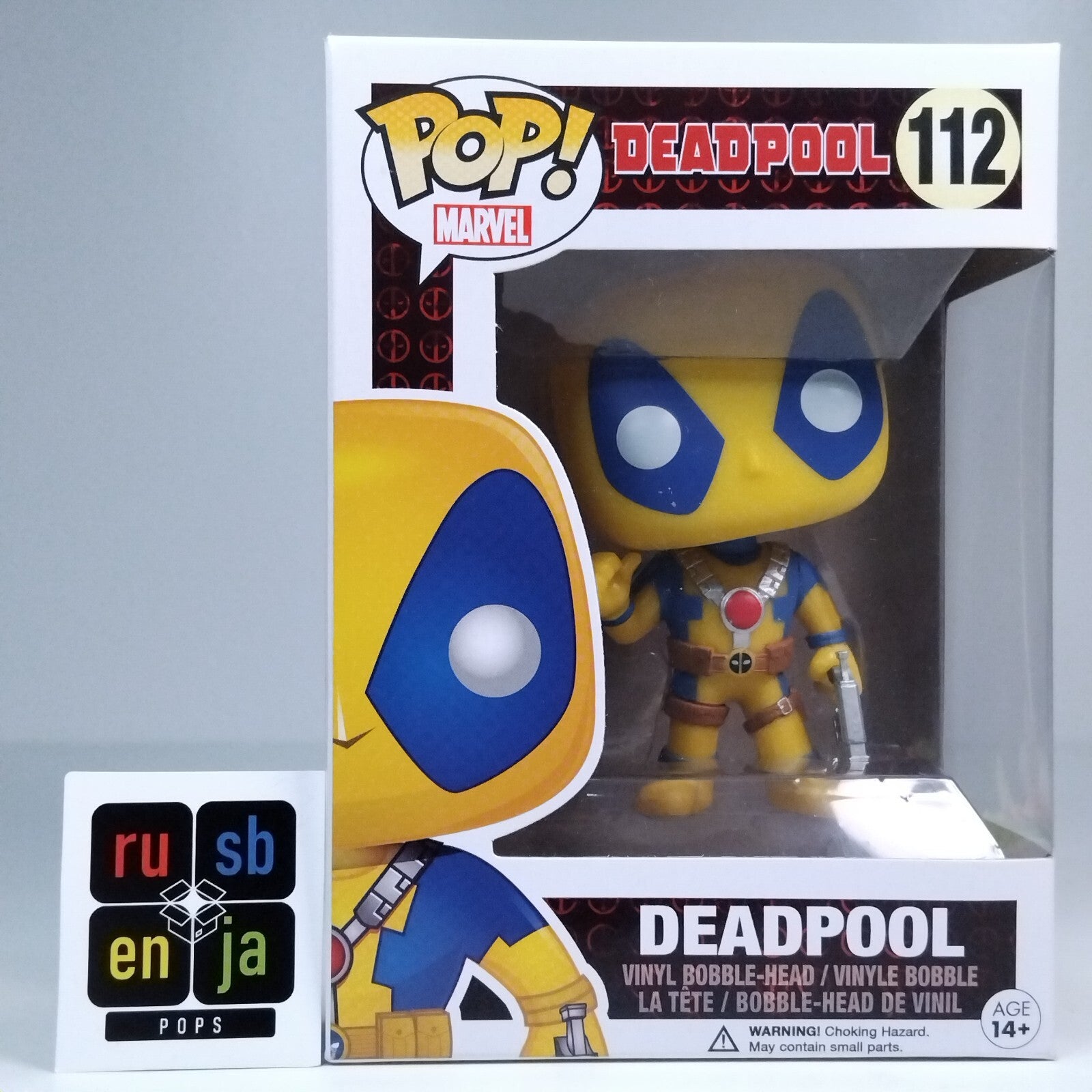 Funko Pop! Marvel Deadpool Yellow / Blue #112