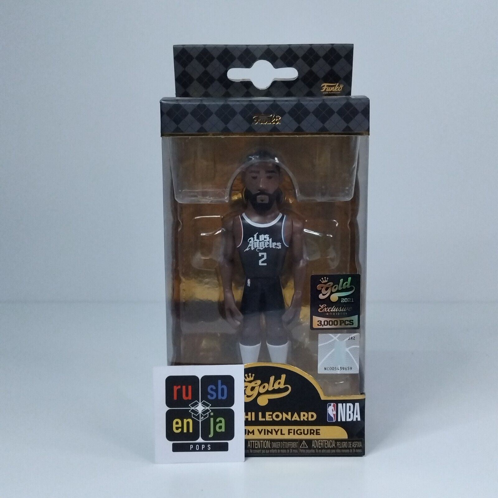 Funko Pop! Sports NBA Basketball Gold Kawhi Leonard 3,000 Pcs