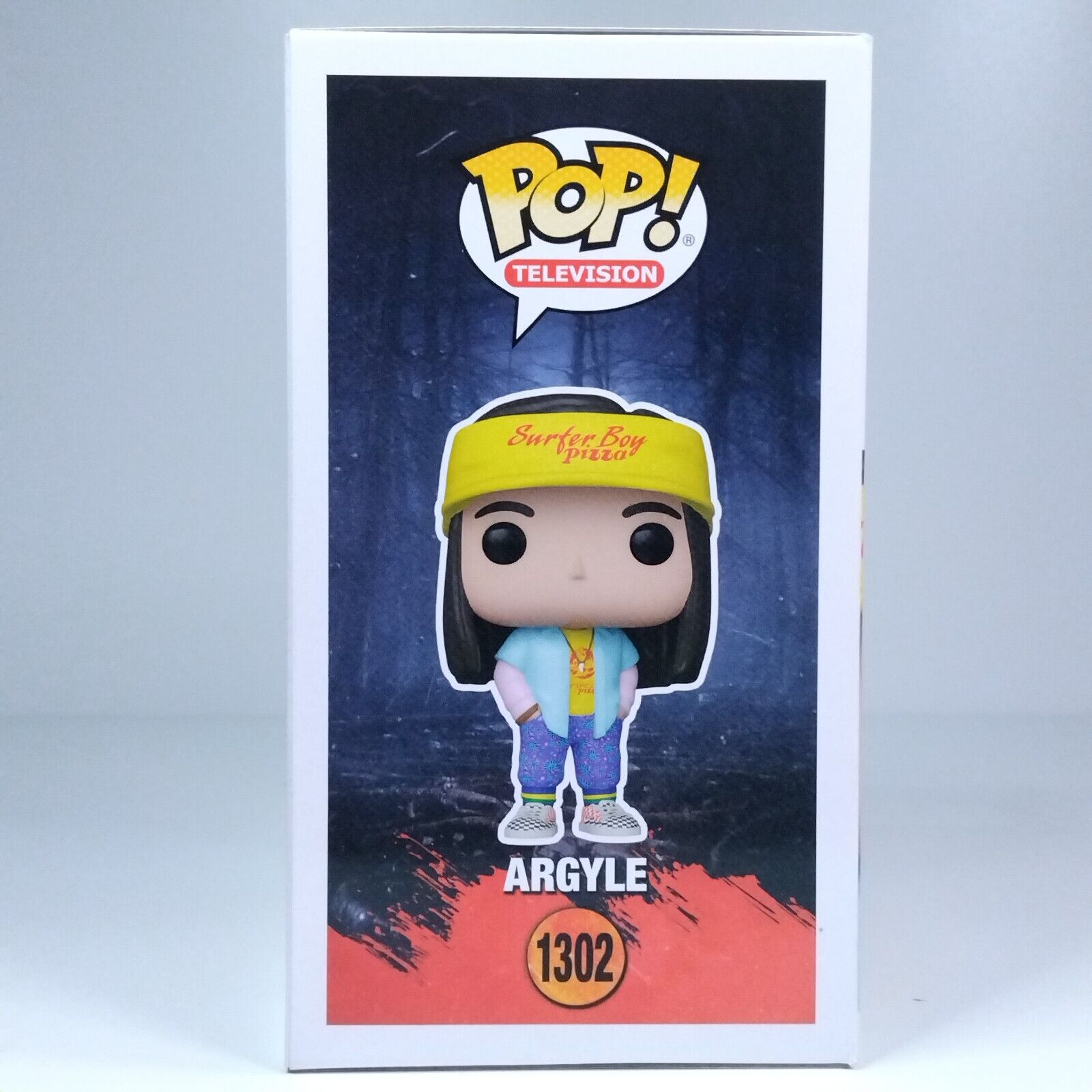 Funko Pop! TV Stranger Things Argyle Signed Quoted Eduardo Franco COA #1302