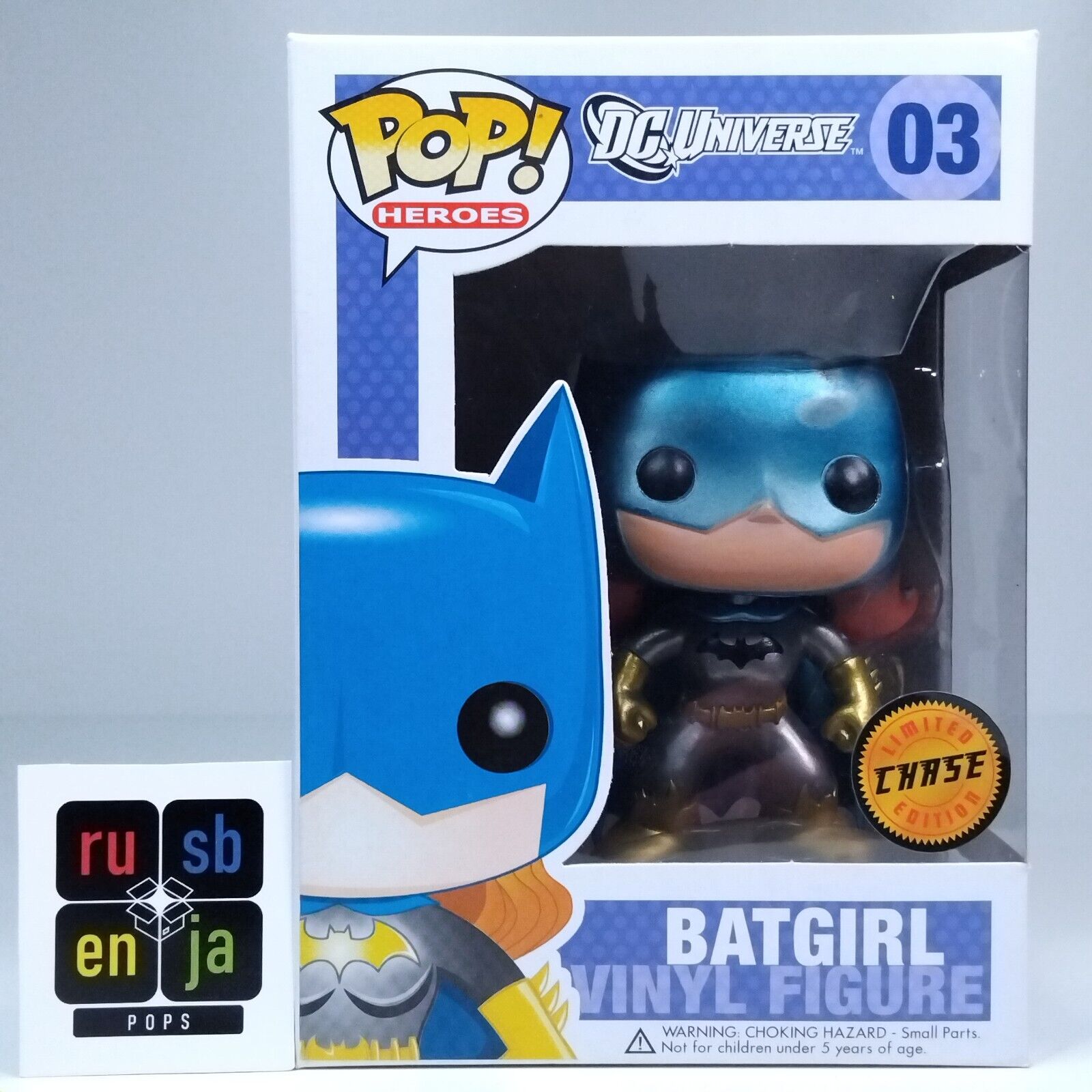 Funko Pop! DC Heroes Batgirl Metallic Chase Japan Hot Toys Limited Edition #03