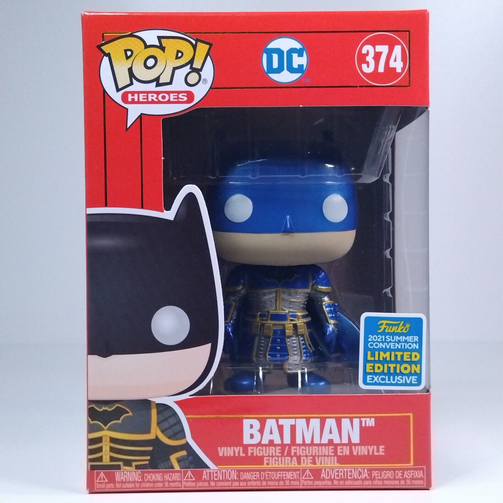 Funko Pop! DC Heroes Imperial Palace Batman Blue Metallic Limited Edition #374