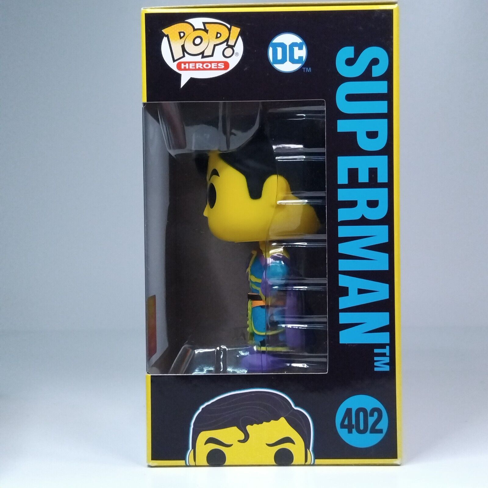 Funko Pop! DC Heroes Imperial Palace Superman Blacklight Future City #402