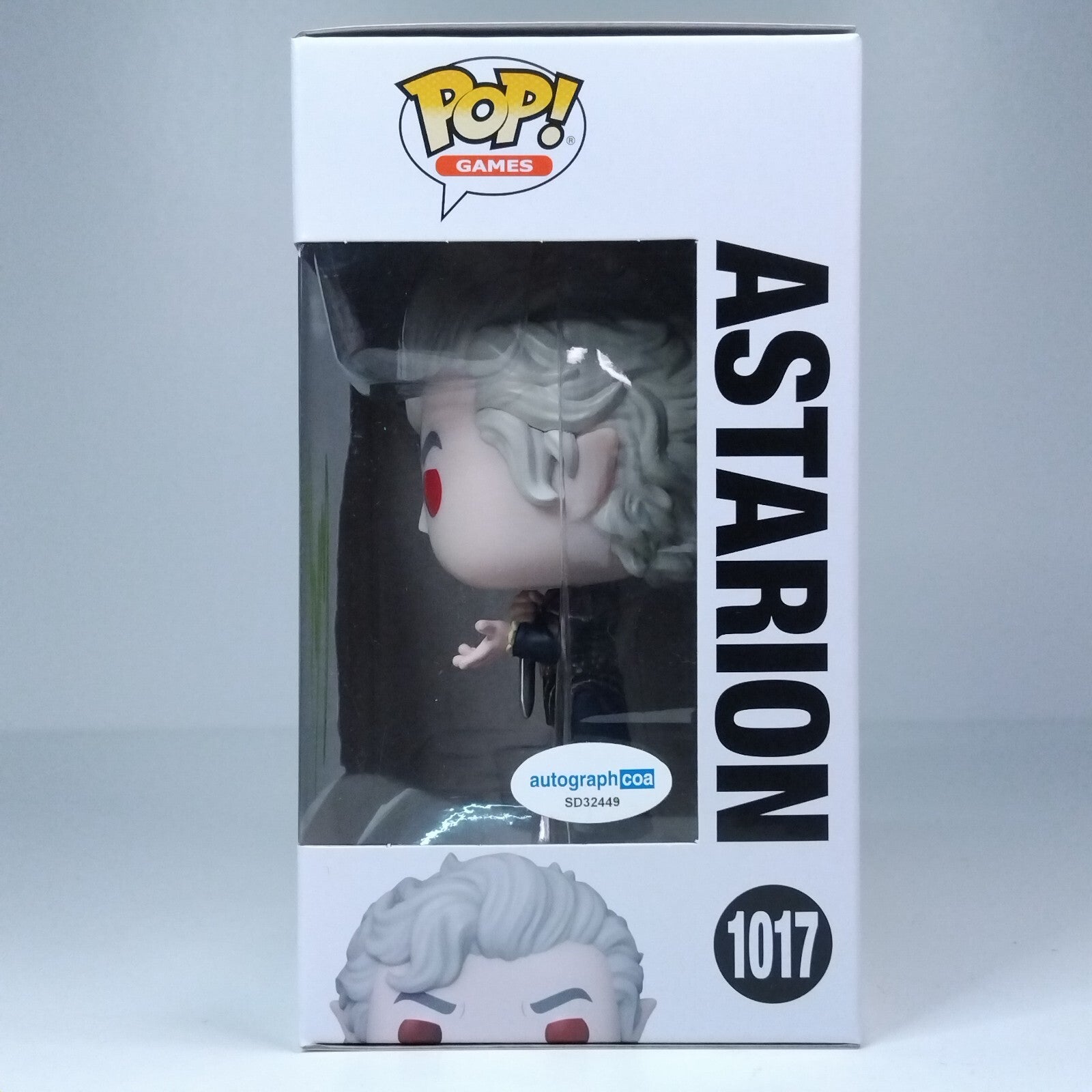 Funko Pop! Games Baldur's Gate Astarion Signed Neil Newbon COA #1017 WS