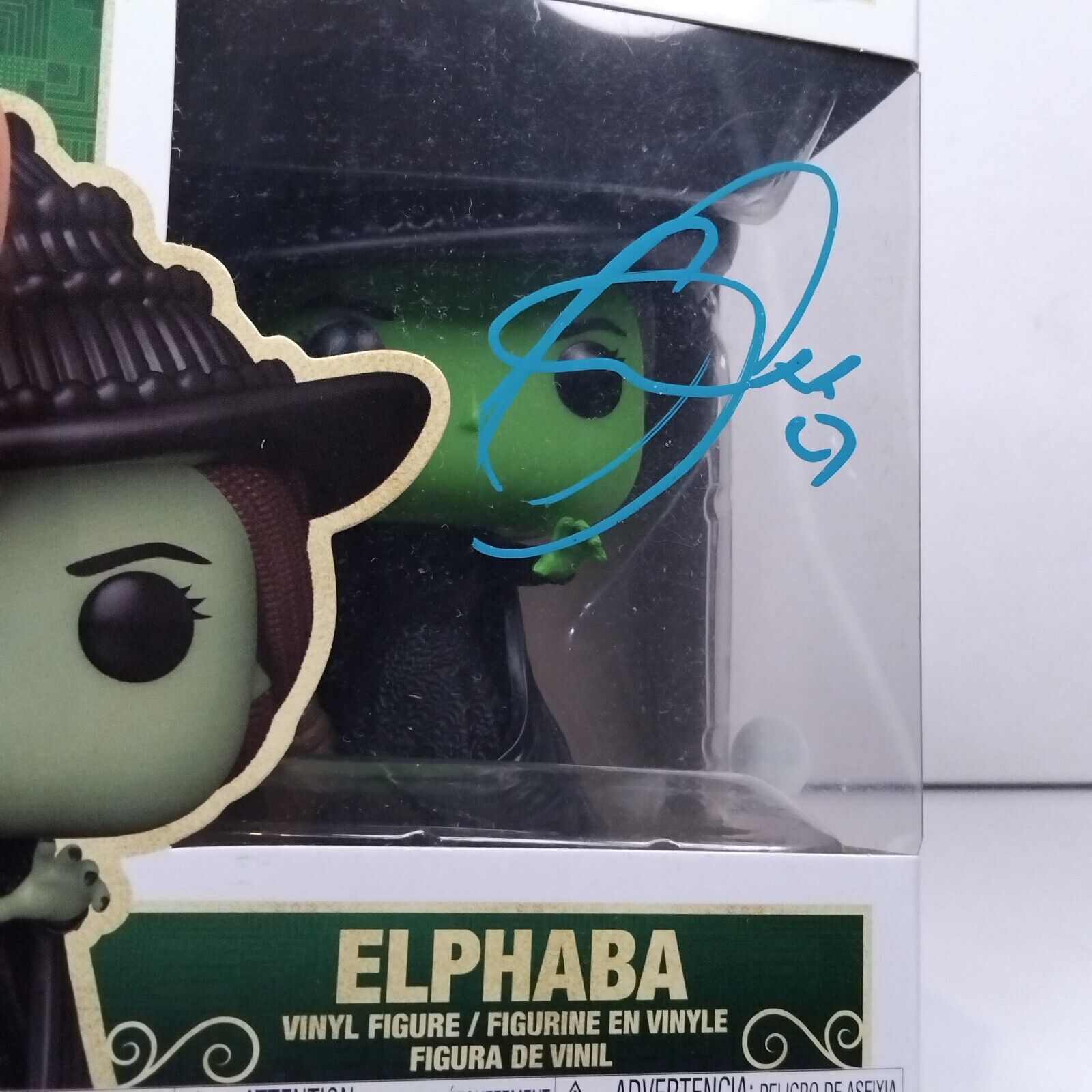 Funko Pop! Movies Wicked Elphaba Signed Cynthia Erivo COA #1696 WS