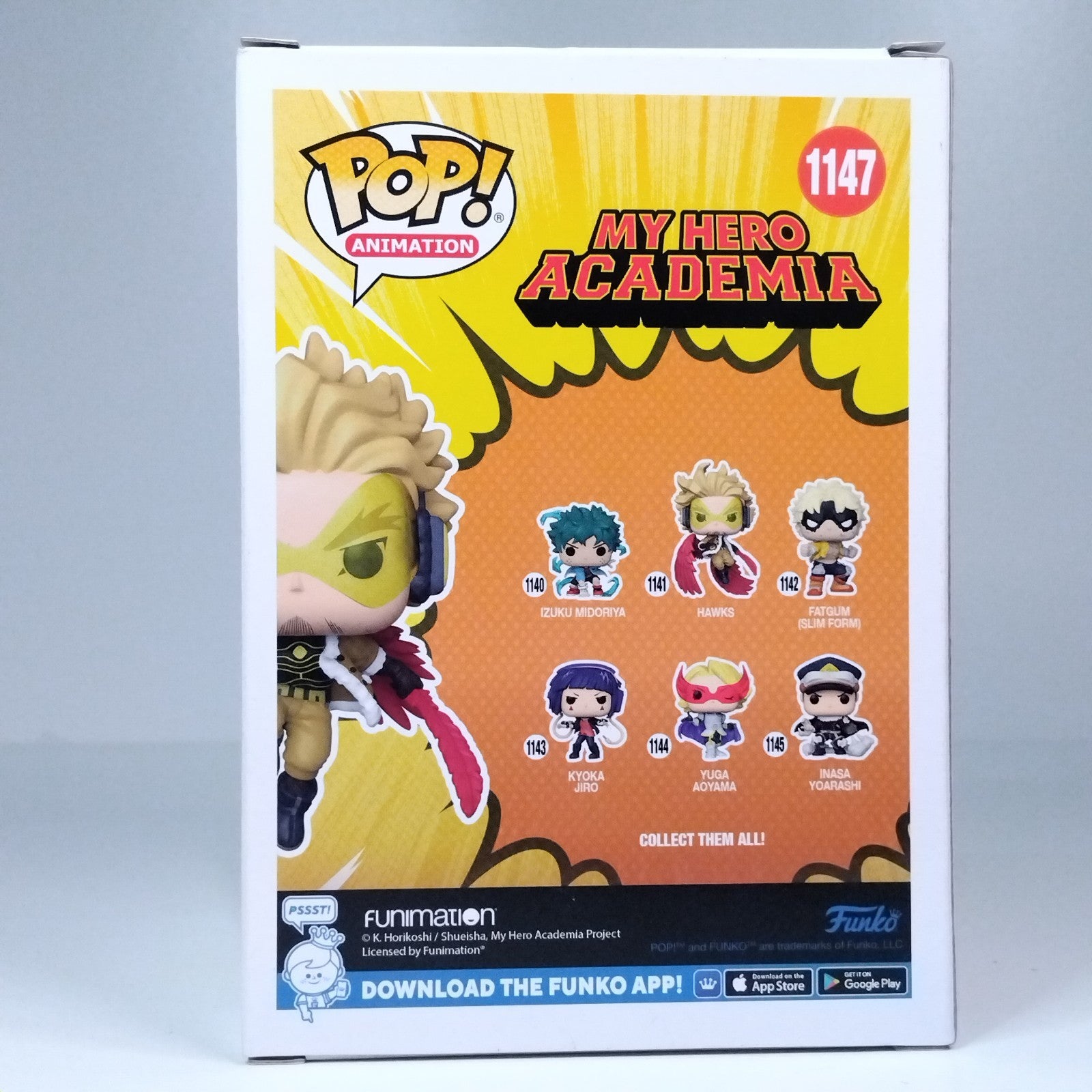 Funko Pop! Anime MHA My Hero Academia Hawks Flocked Special Edition #1147