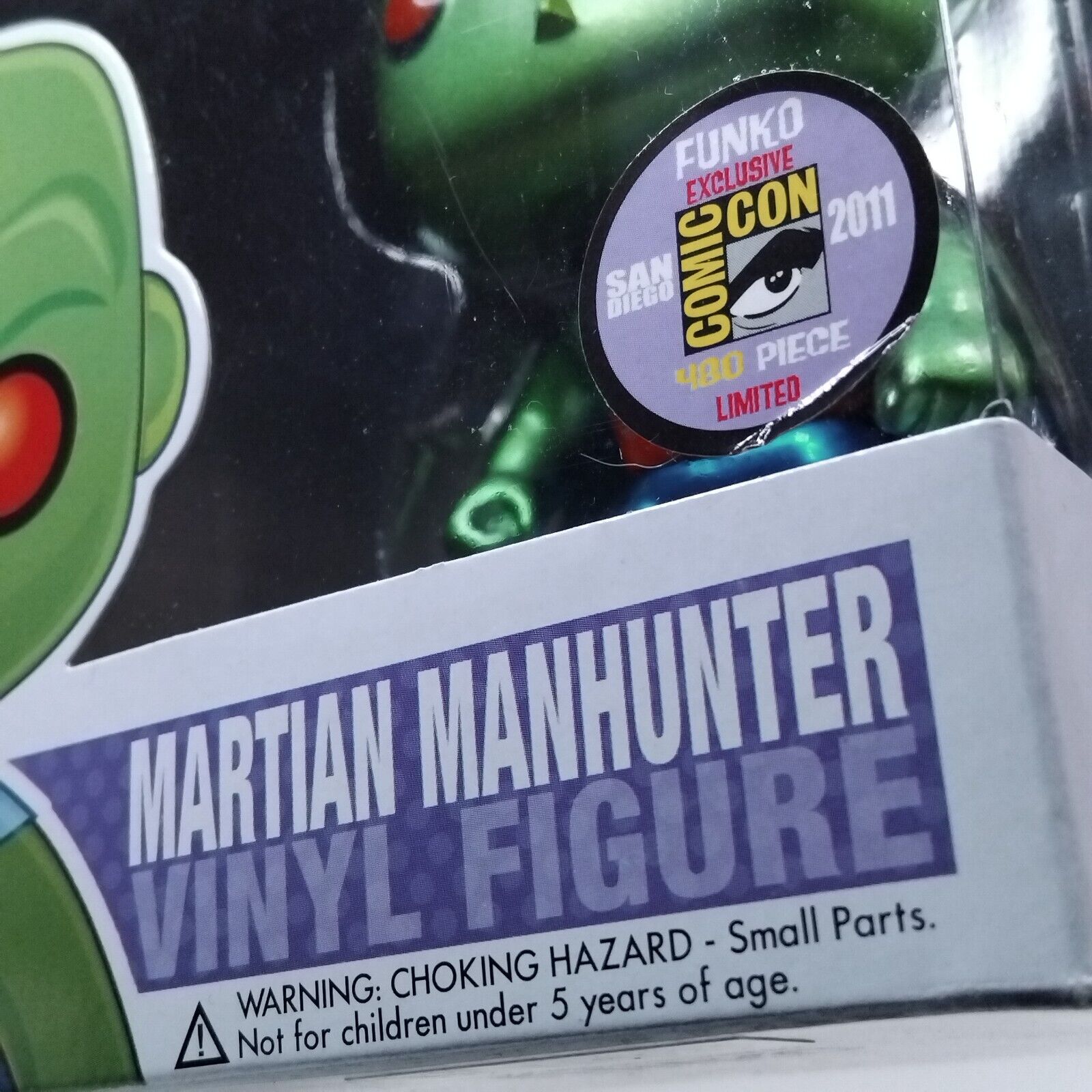 Funko Pop! DC Heroes Universe Martian Manhunter Metallic SDCC 480 Pcs #18