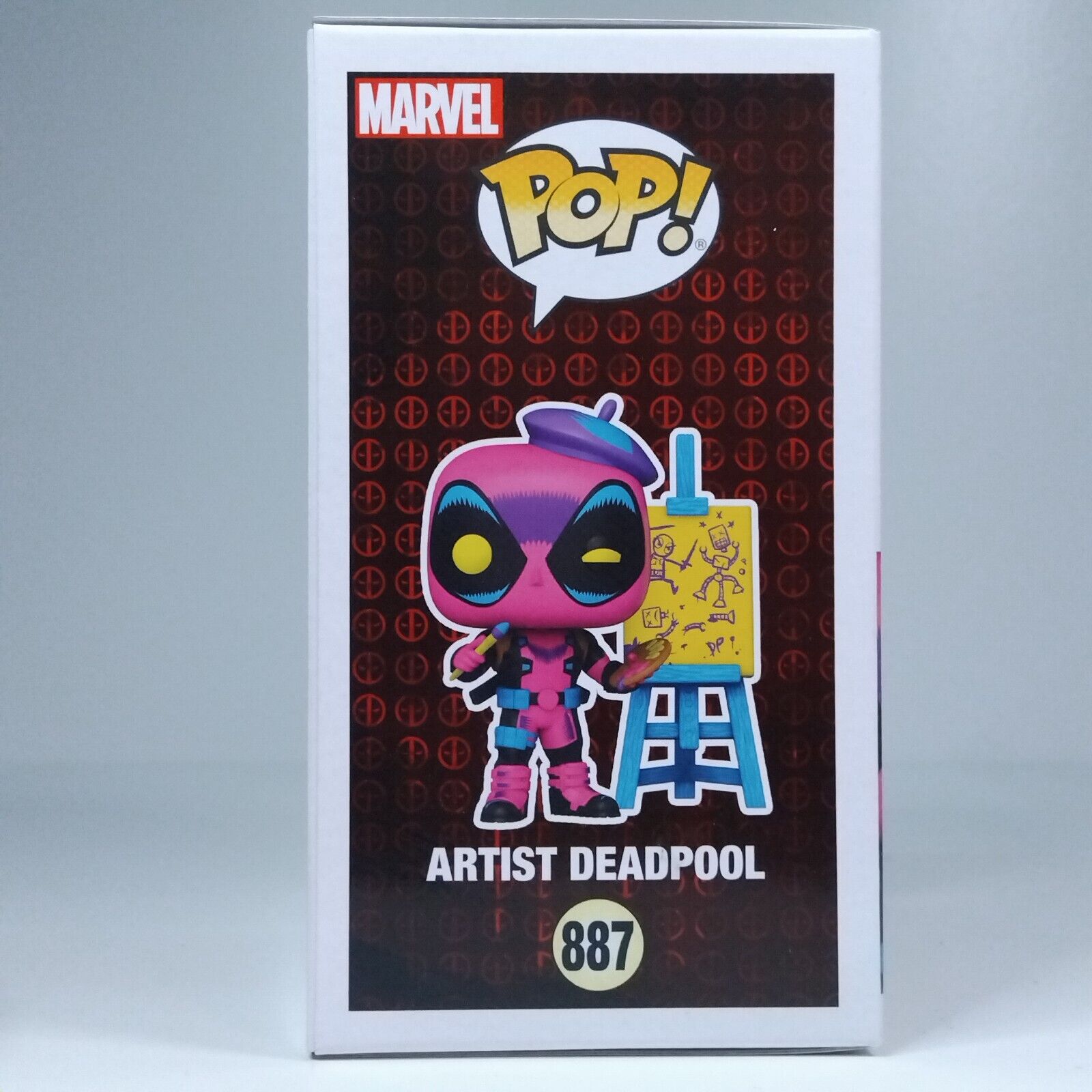 Funko Pop! Marvel Deadpool Blacklight Artist Deadpool Special Edition #887