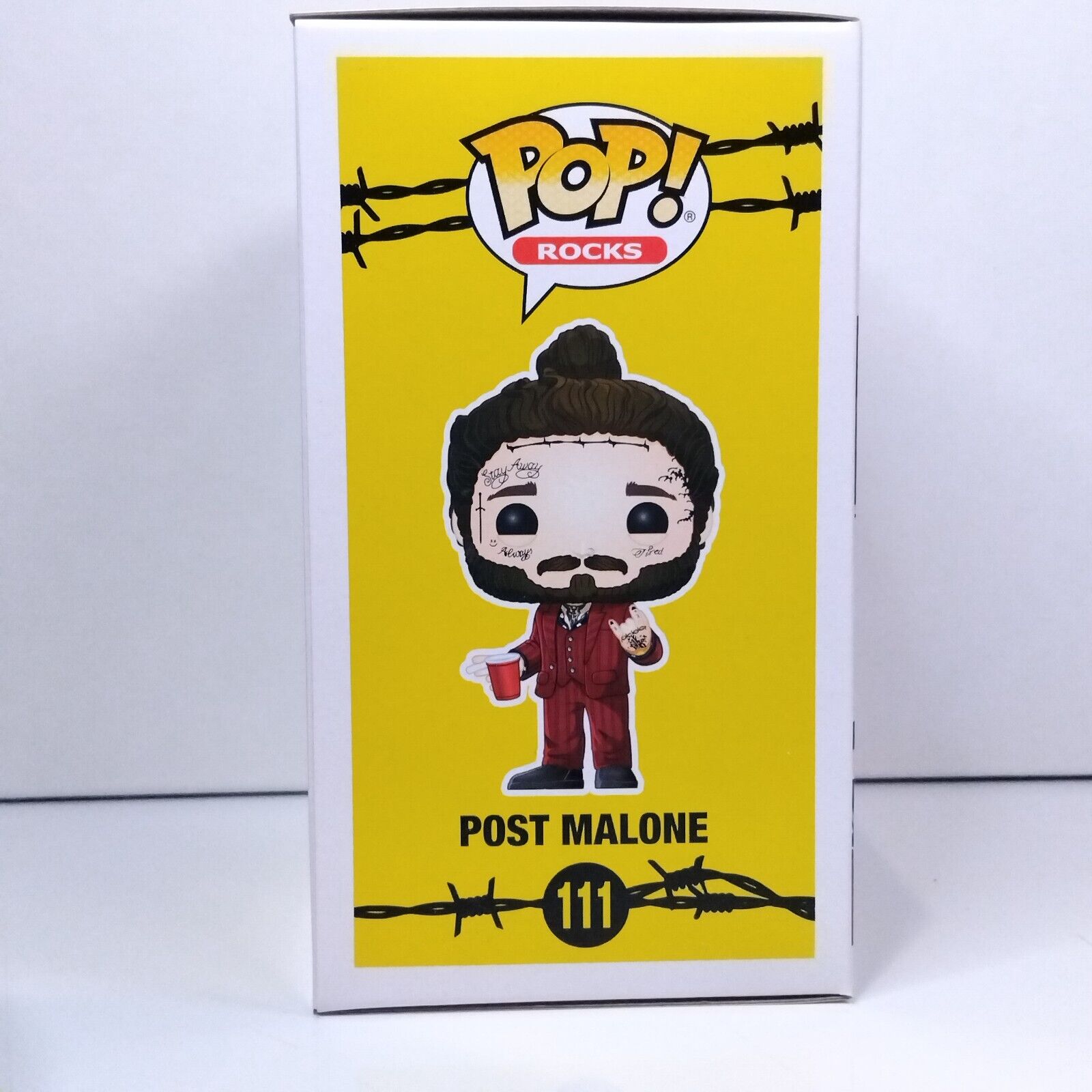 Funko Pop! Rocks Music Post Malone Signed COA #111