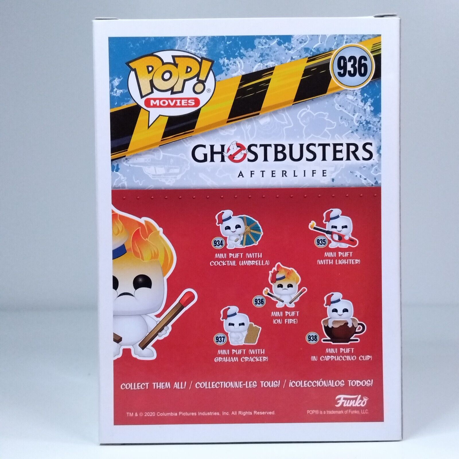 Funko Pop! Movies Ghostbusters Afterlife Mini Puft on Fire Glow Edition #936