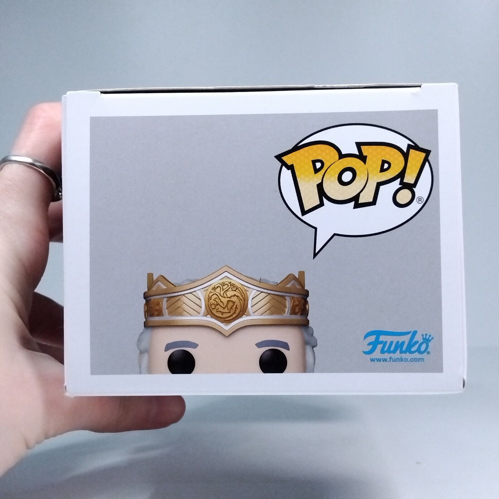 Funko Pop! TV House of Dragon Viserys Targaryen Signed Paddy Considine COA #02