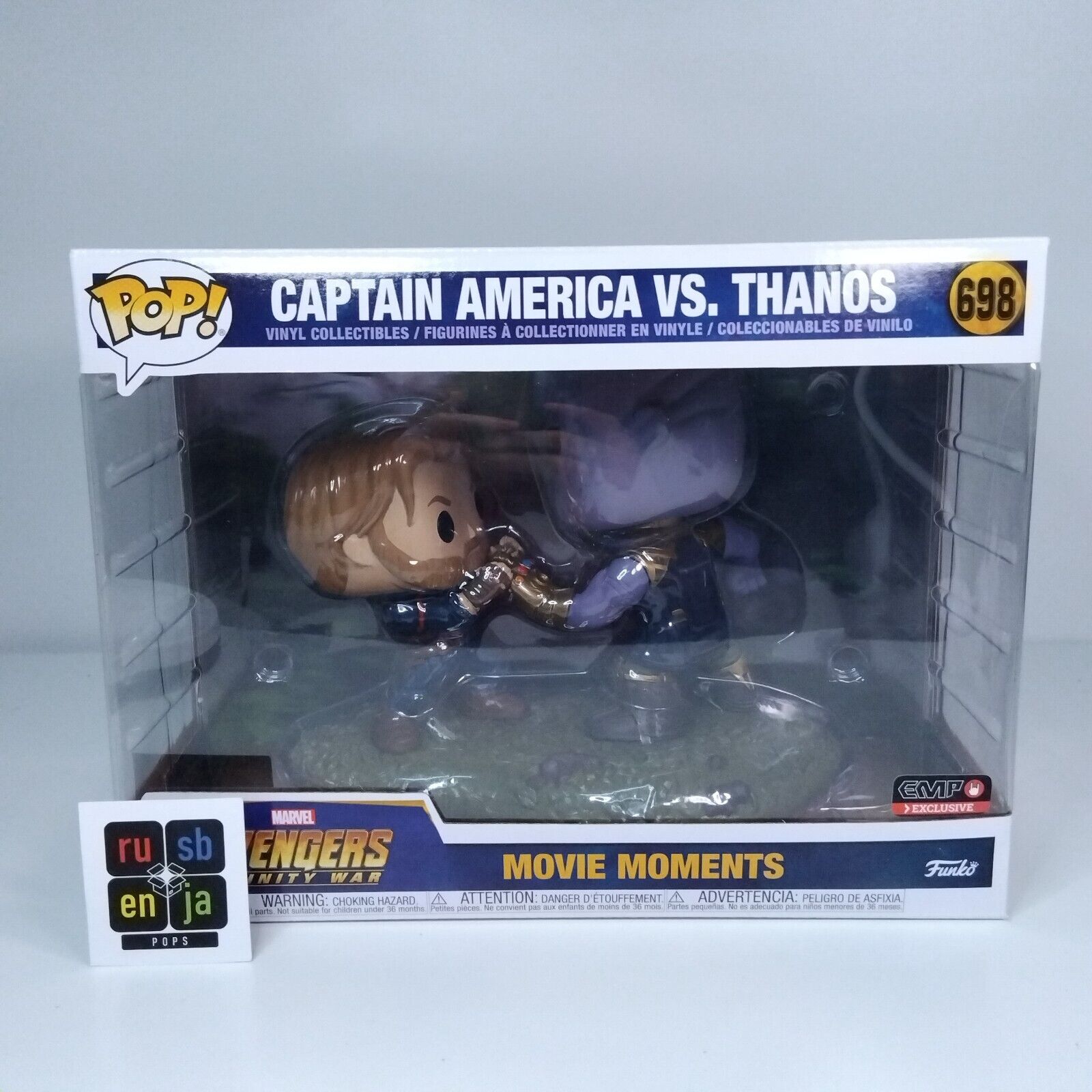 Funko Pop! Marvel Avengers Infinity War Captain America vs. Thanos #698