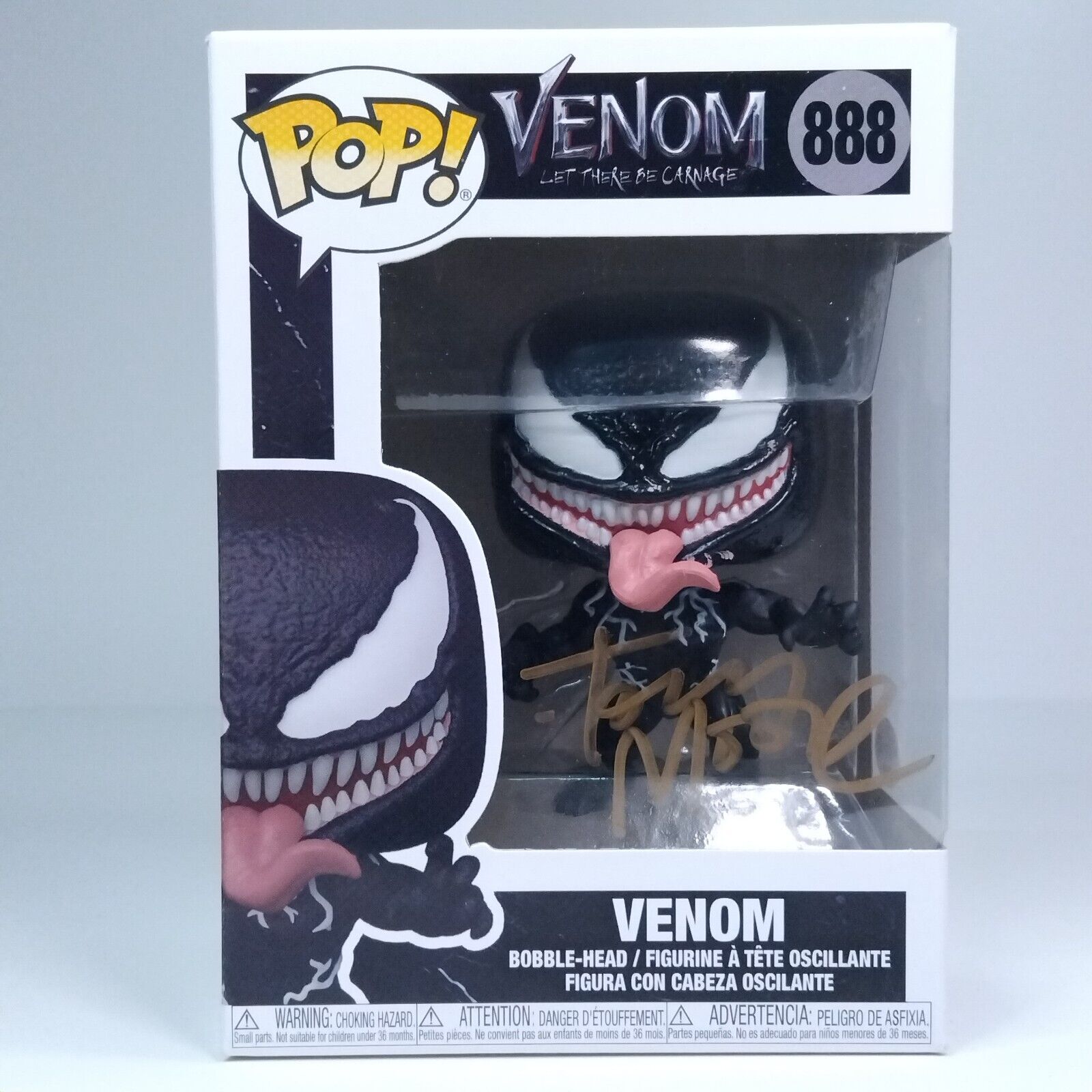 Funko Pop! Marvel Venom Let There Be Carnage Signed Tony Moore COA #888