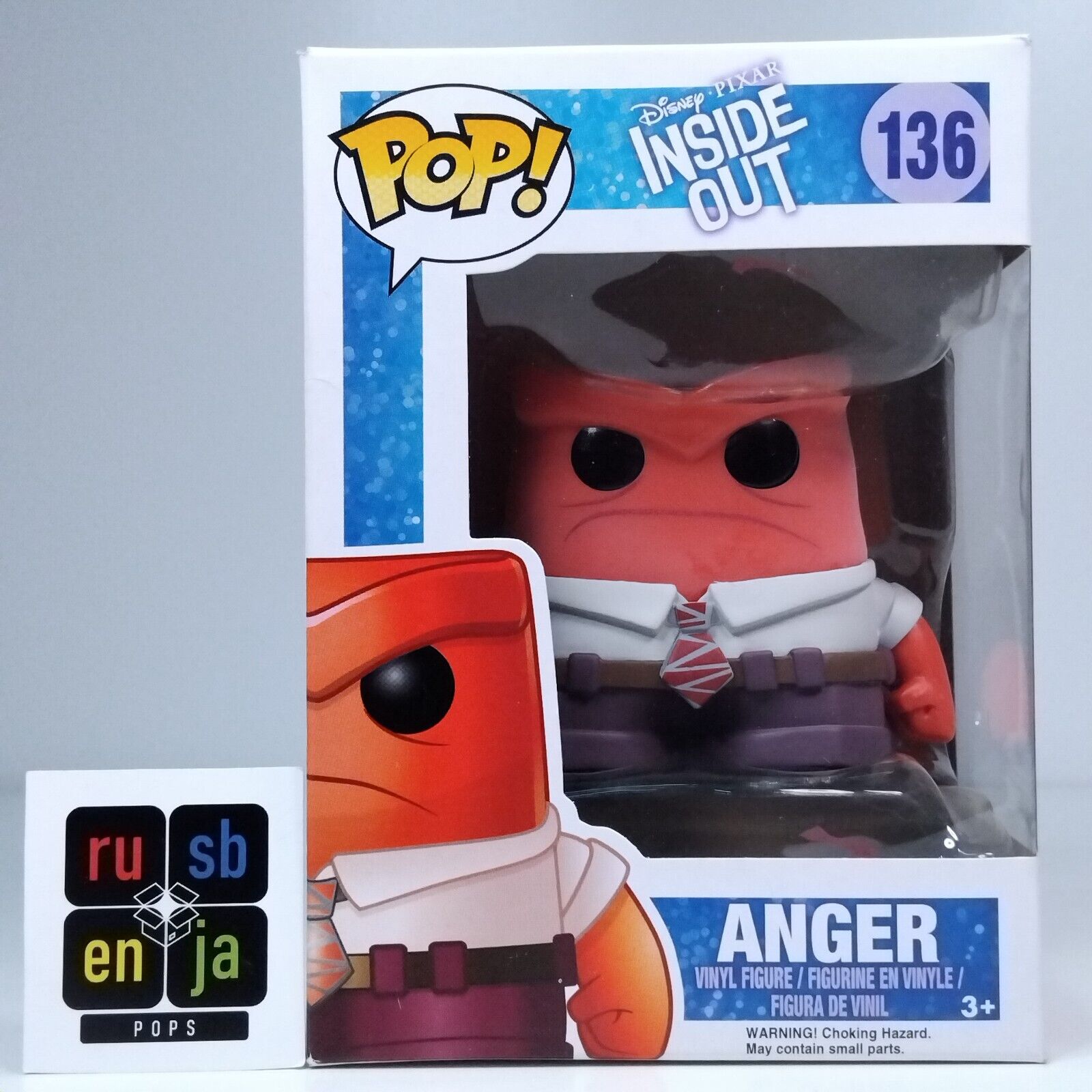 Funko Pop! Disney Inside Out Anger #136