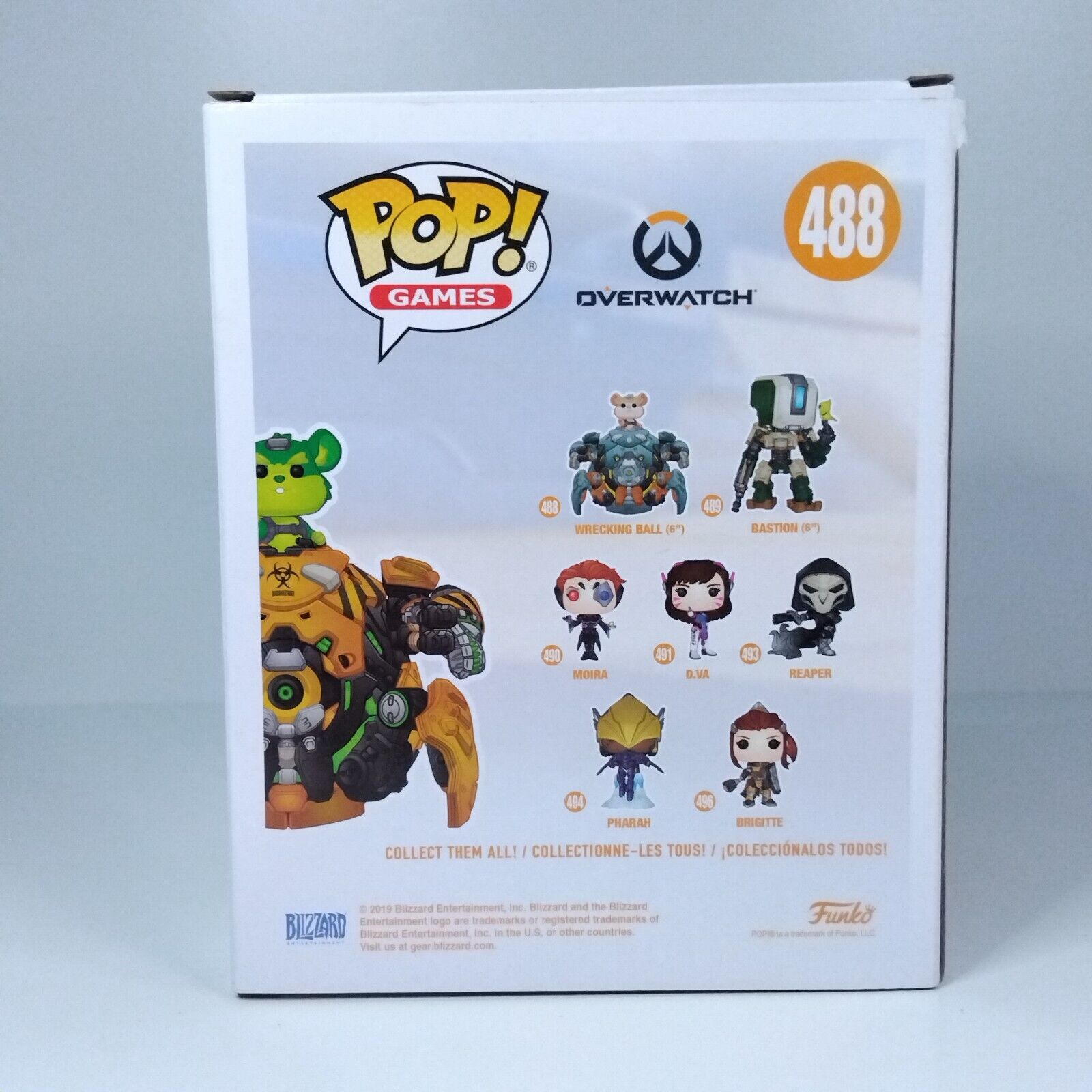 Funko Pop! Games Overwatch Wrecking Ball 6" Inch Limited Edition #488