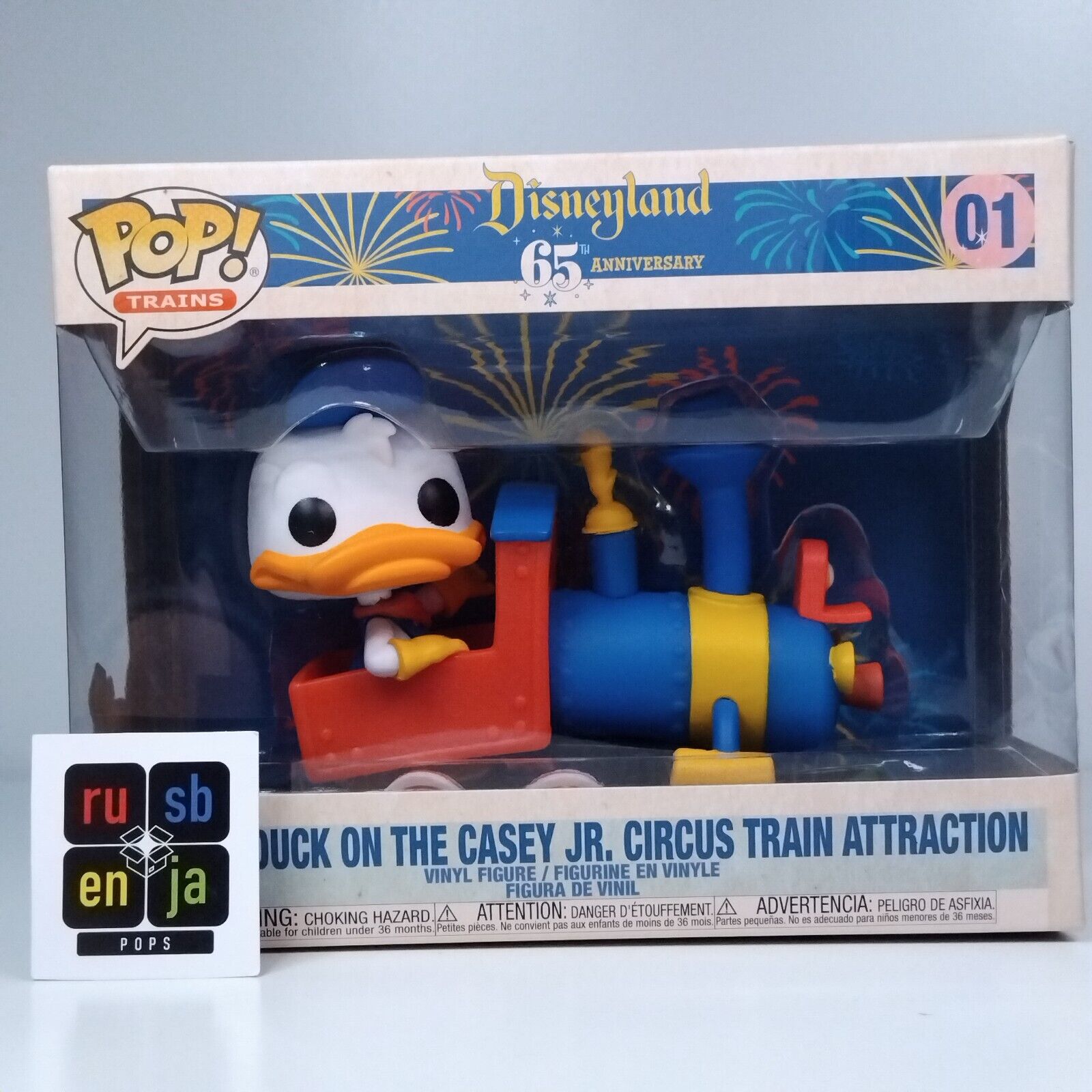 Funko Pop! Disney Disneyland Resort Trains Donald Duck Casey Jr. Circus #01