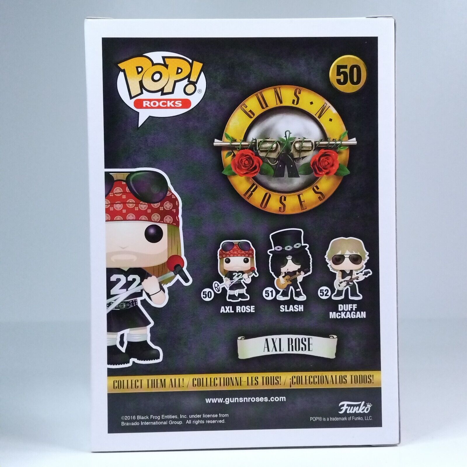 Funko Pop! Rocks Music Guns N Roses Axl Rose #50