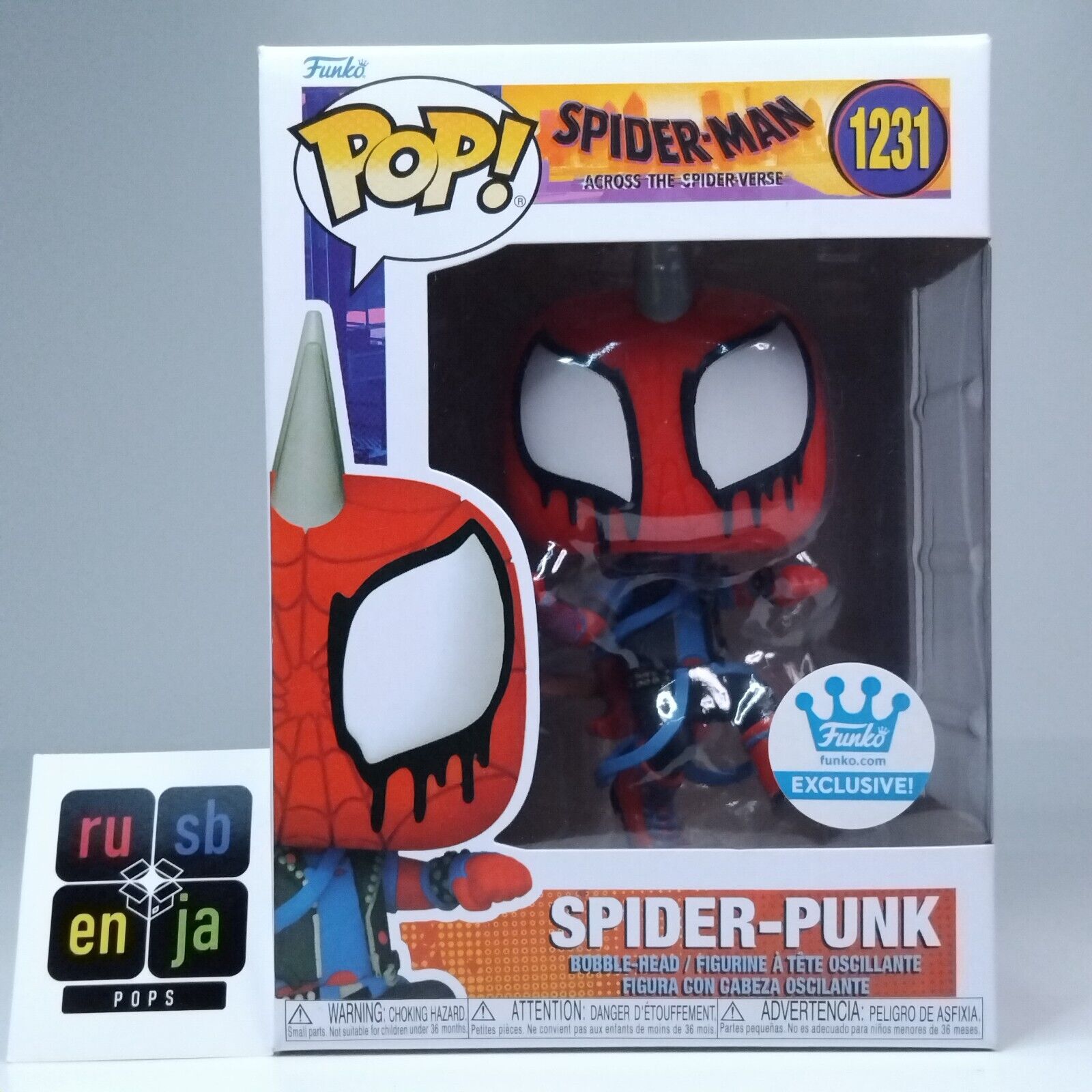 Funko Pop! Marvel Spider-Man Across the Spider-Verse Spider-Punk #1231