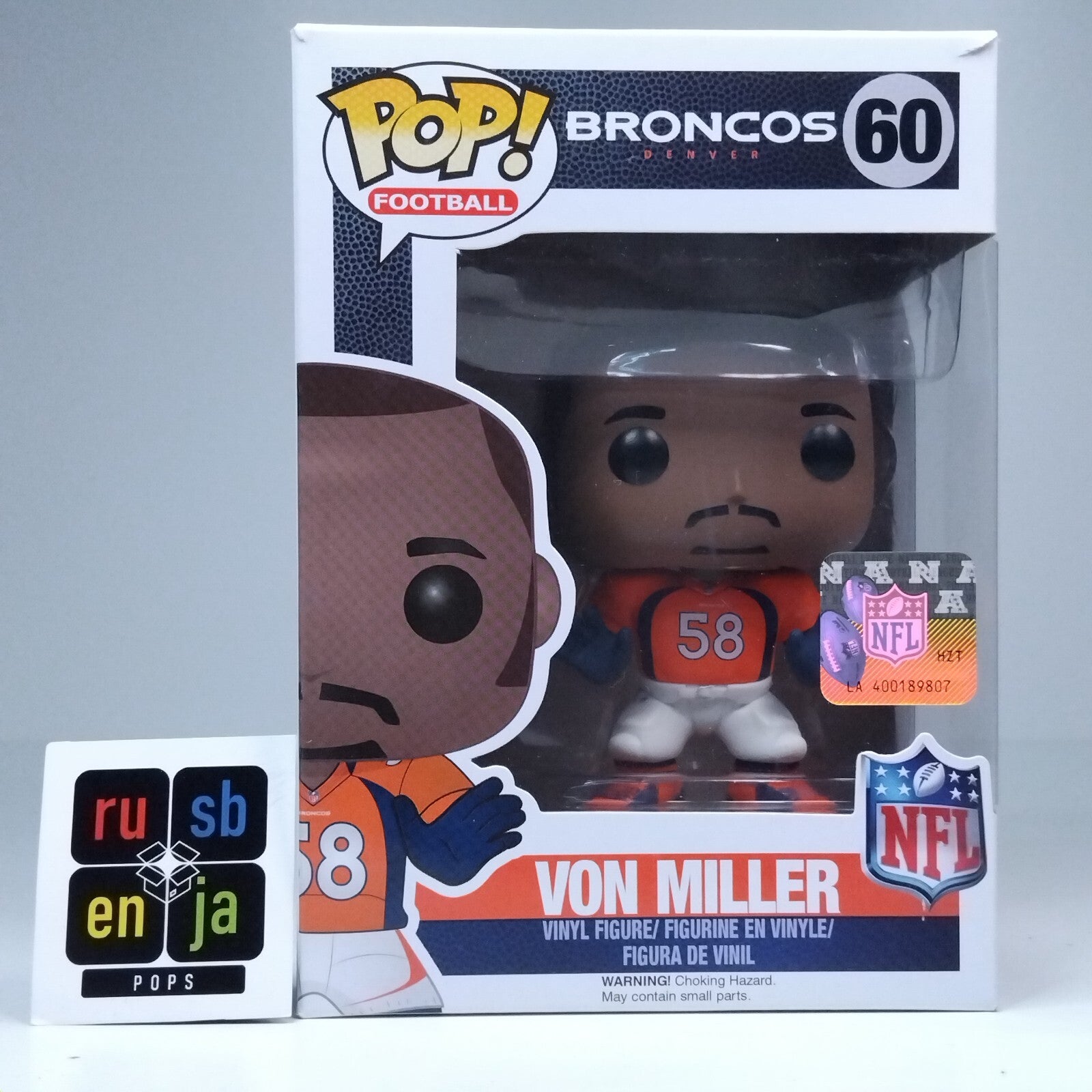 Funko Pop! Sports NFL Football Broncos Denver Von Miller #60
