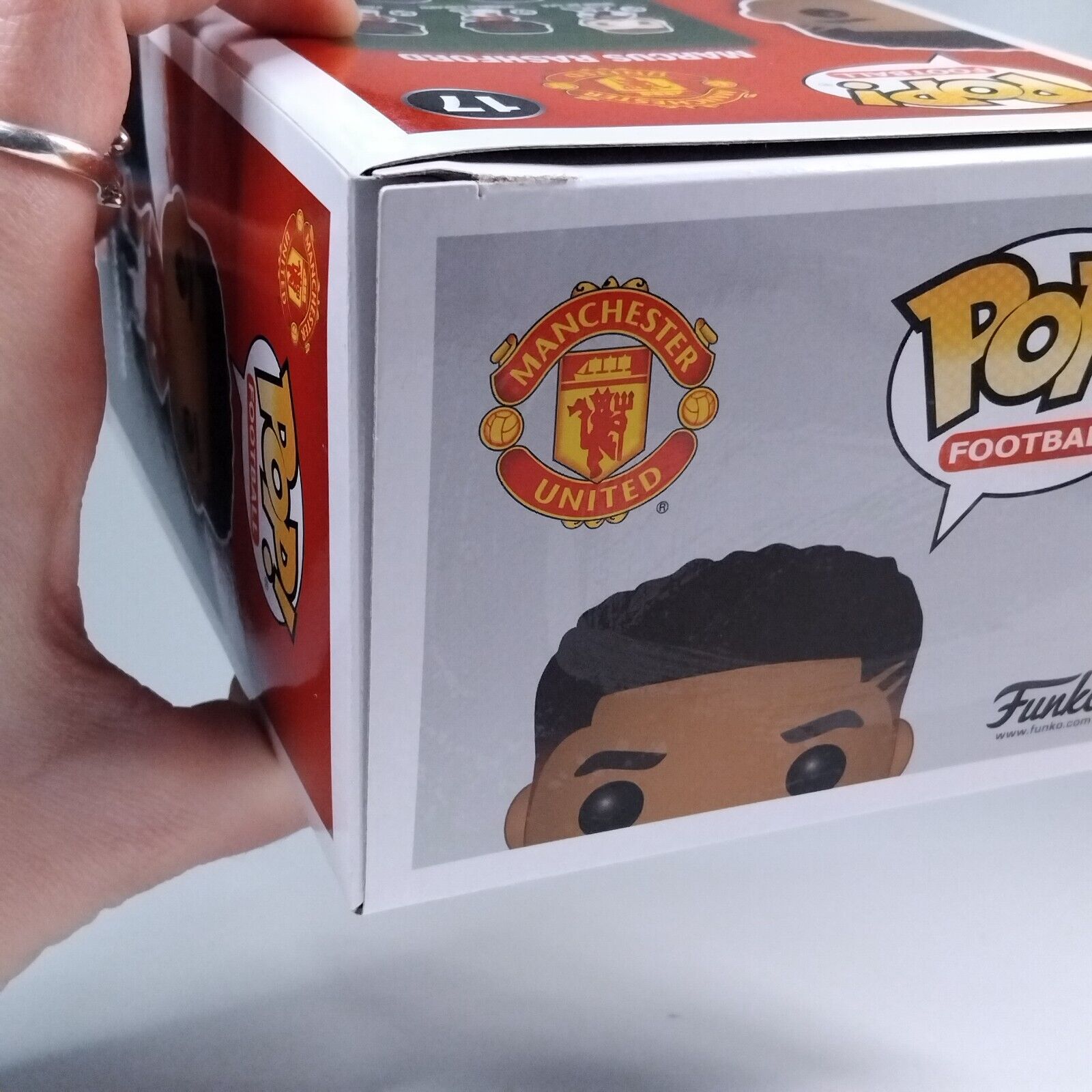 Funko Pop! Sports Football Manchester United Signed Marcus Rashford COA #17 WS