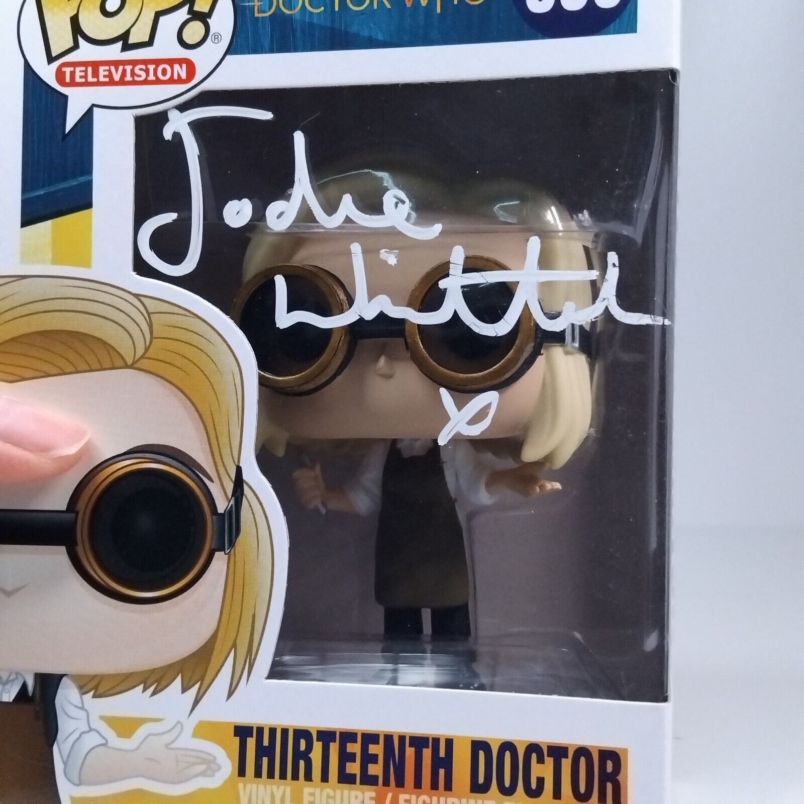 Funko Pop! TV Doctor Who Thirteenth Doctor Signed Jodie Whittaker COA #899