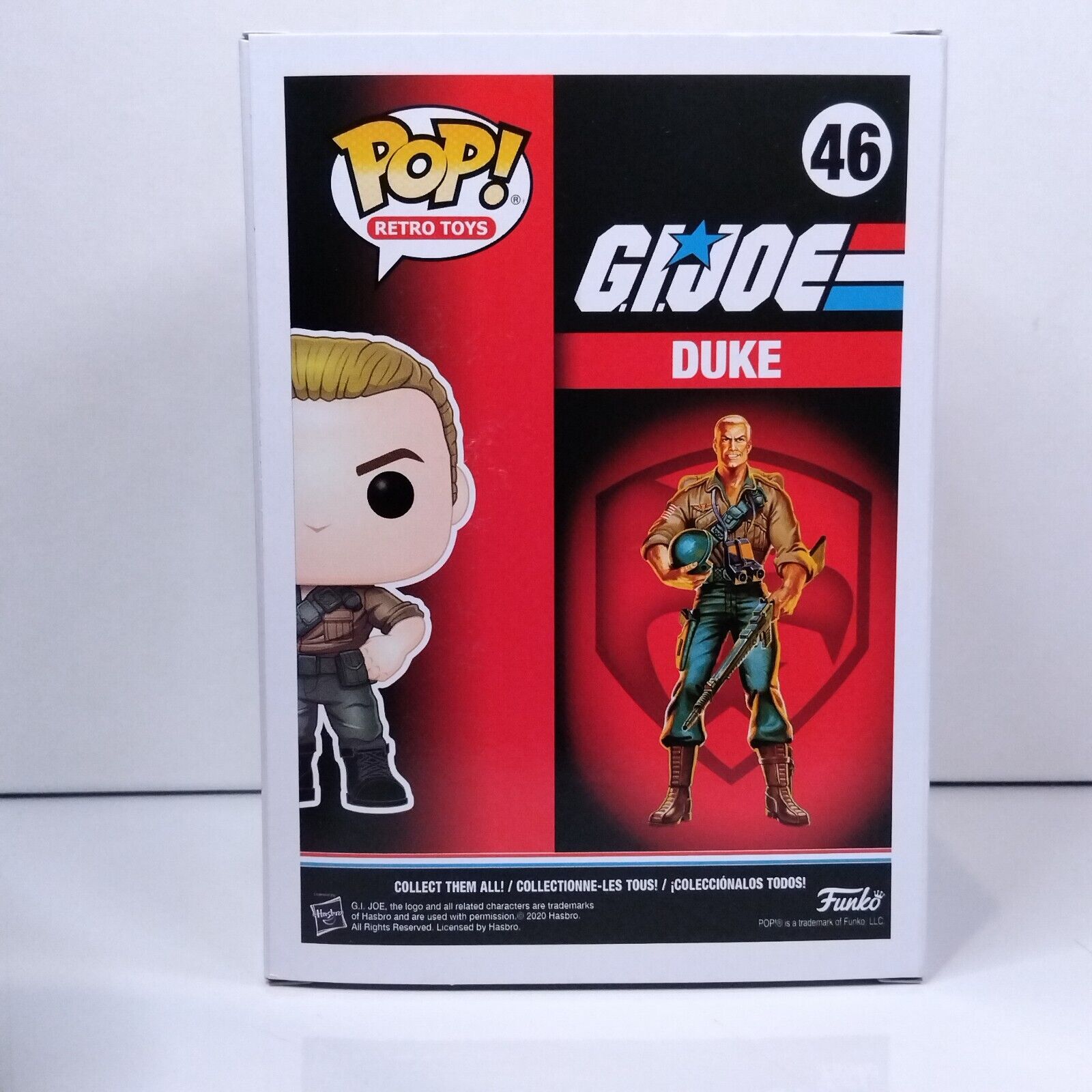 Funko Pop! Retro Toys GI Joe Duke Signed Michael Bell COA #46 WS