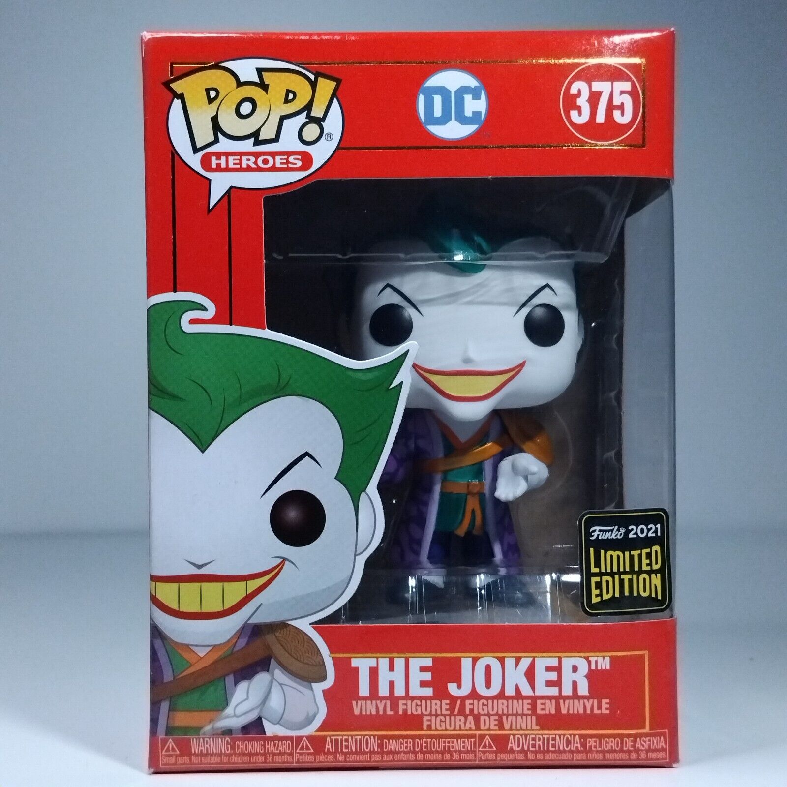 Funko Pop! DC Heroes Imperial Palace The Joker Metallic Limited Edition #375