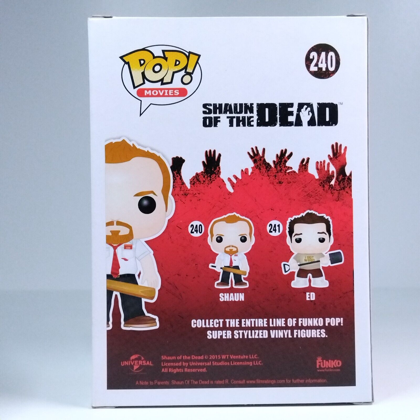 Funko Pop! Movies Horror Shaun of the Dead - Shaun Bloody EE Exclusive #240