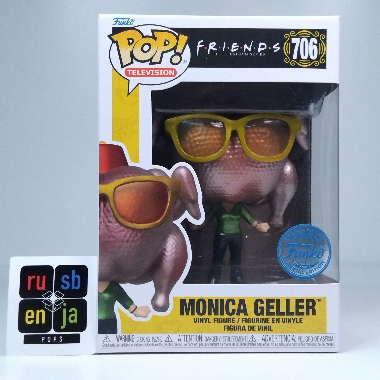 Funko Pop! TV Friends Monica Geller Turkey Head Special Edition #706