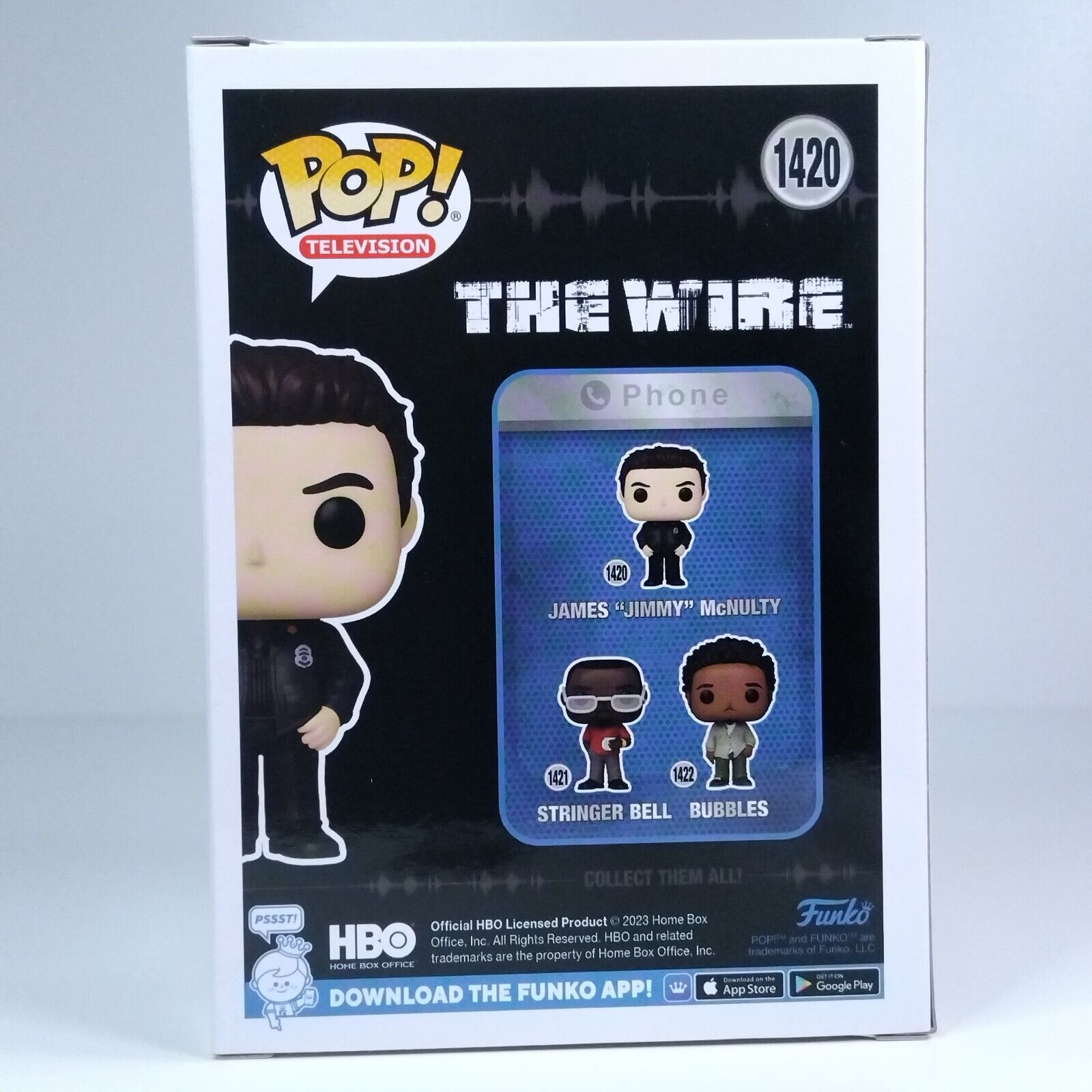 Funko Pop! TV The Wire James Jimmy McNulty Signed Dominic West SWAU #1420 WS