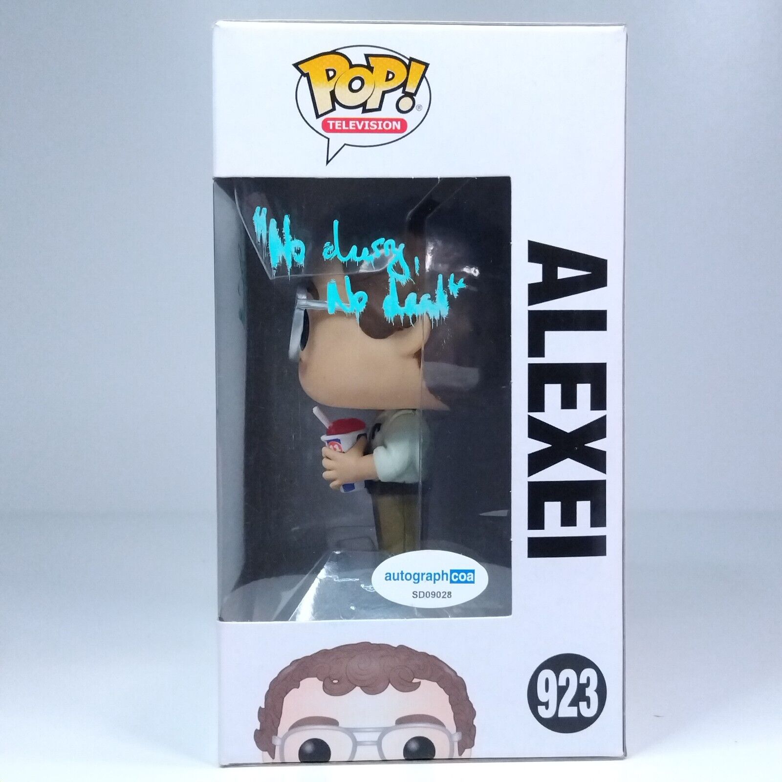 Funko Pop! TV Stranger Things Alexei Signed Alec Utgoff COA #923