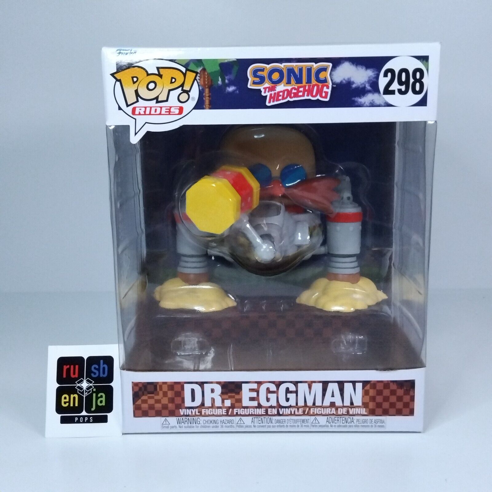 Funko Pop! Games Rides Sonic the Hedgehog 6" Inch Dr. Eggman #298