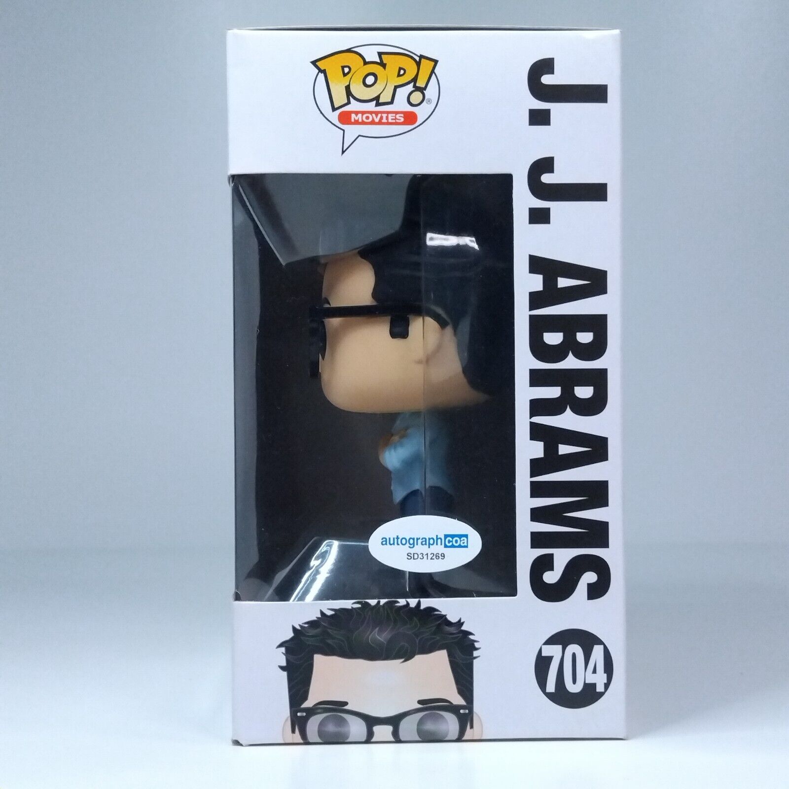 Funko Pop! Movies Directors J. J. Abrams Signed COA #704 WS