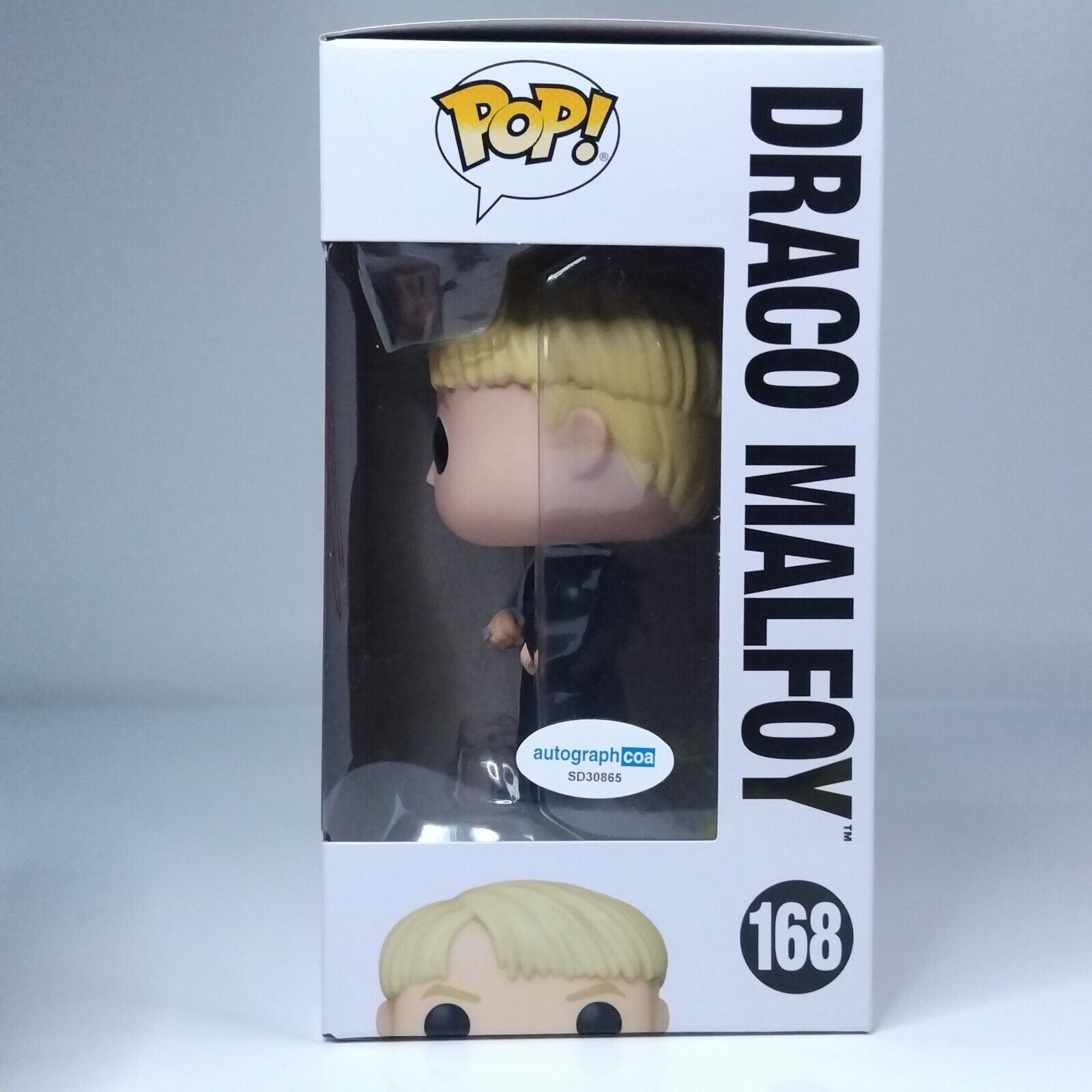 Funko Pop! Harry Potter Draco Malfoy Signed Tom Felton COA #168 WS