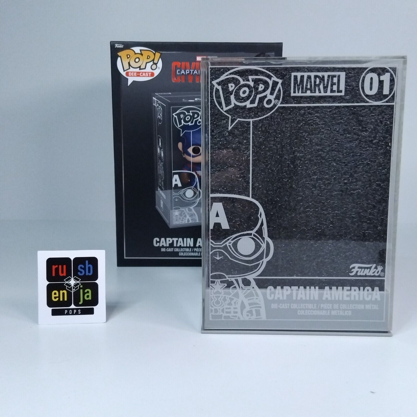 Funko Pop! Marvel Die Cast Captain America Limited Edition #01