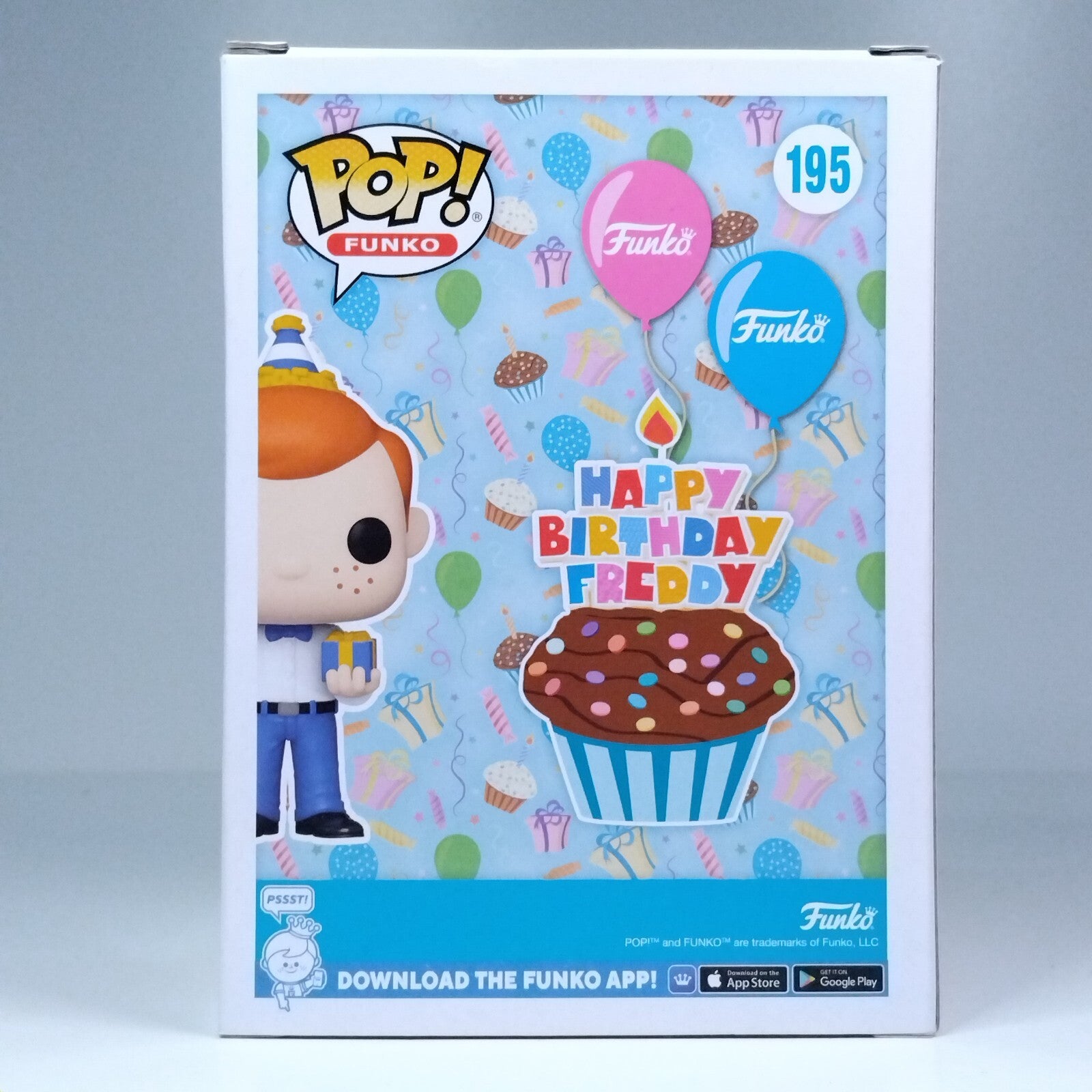 Funko Pop! Freddy Funko Birthday Freddy Silver 600 Pcs Limited Edition #195