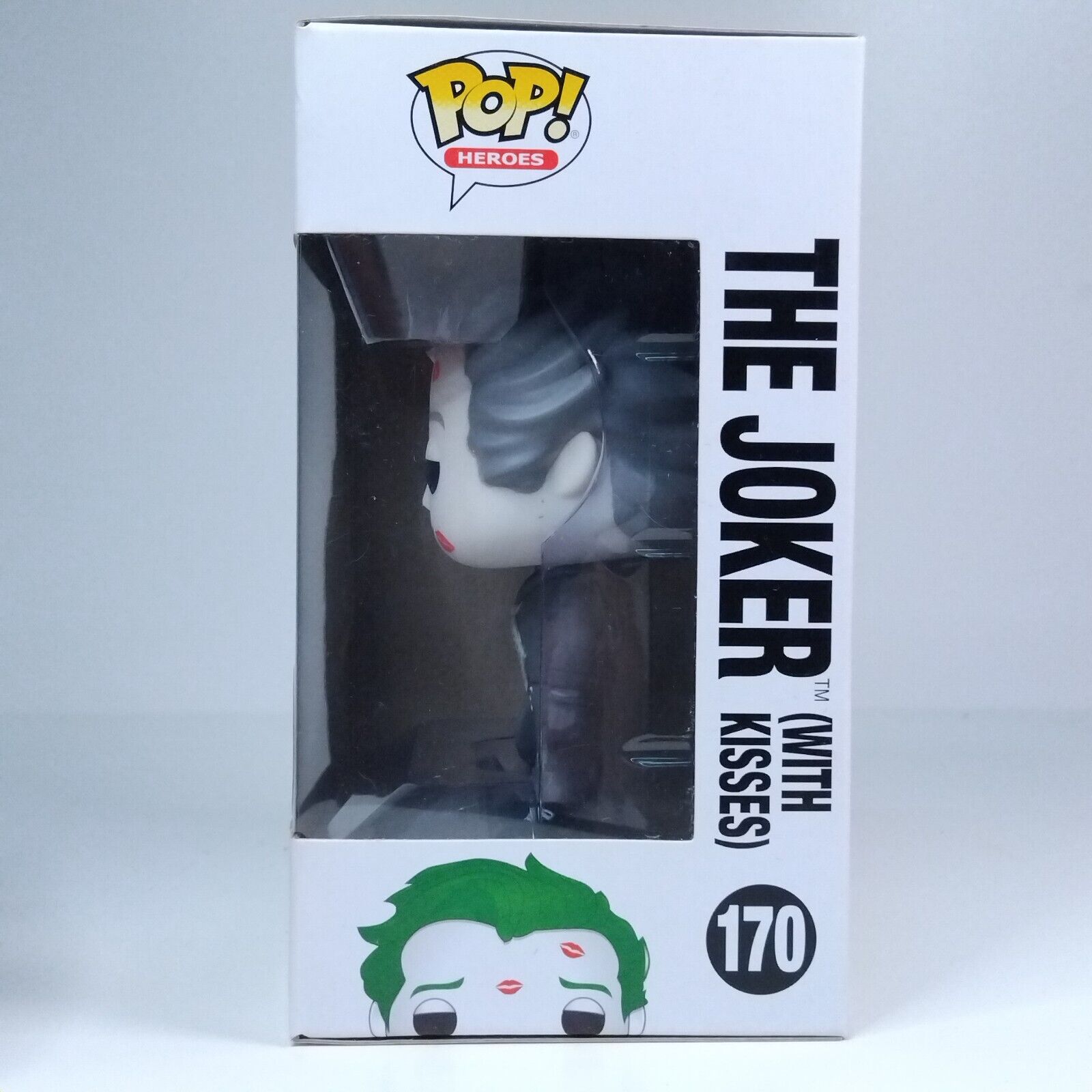 Funko Pop! DC Heroes Bombshells The Joker with Kisses B&W Chase #170 BOX DAMAGE