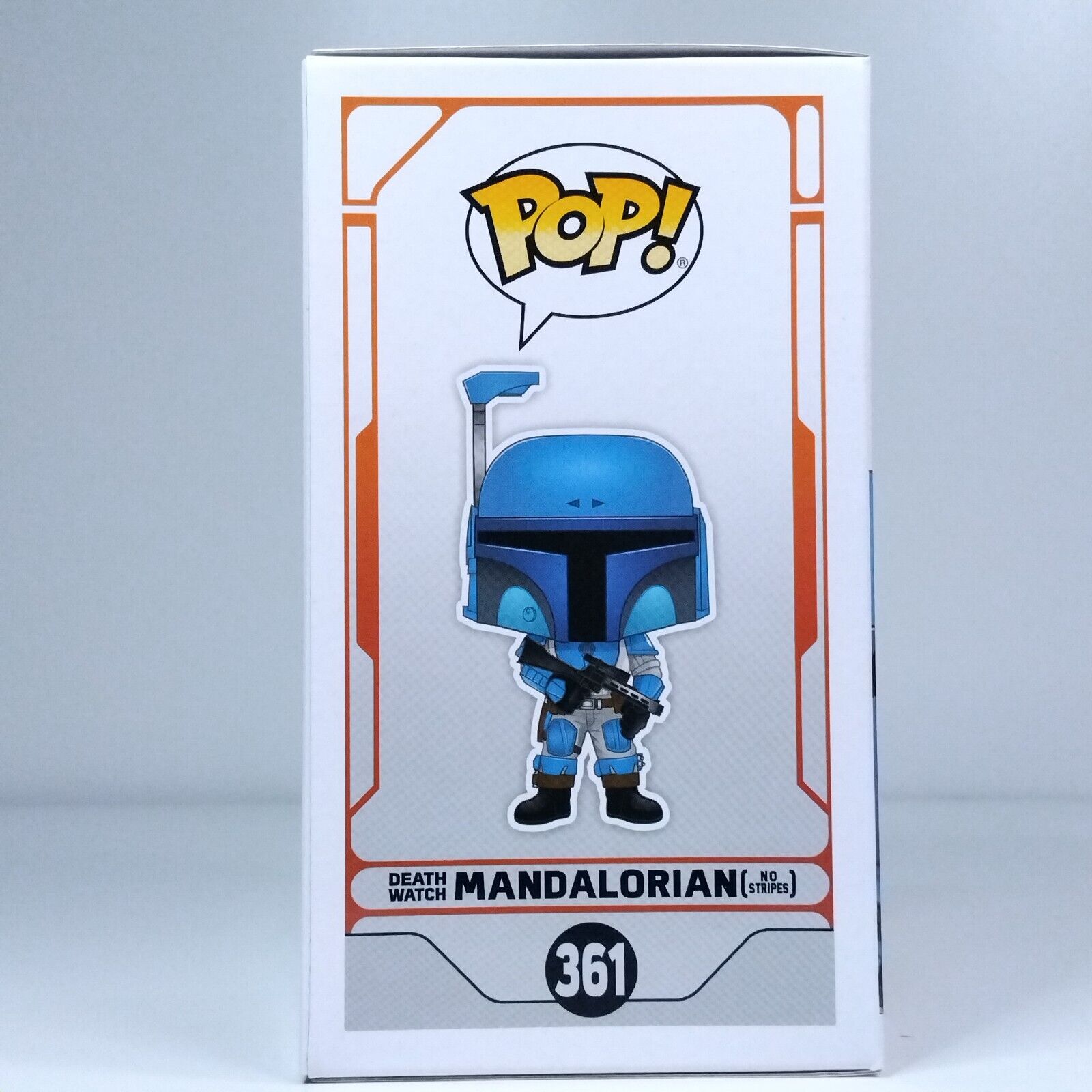 Funko Pop! Star Wars The Mandalorian Death Watch Mandalorian No Stripes #361