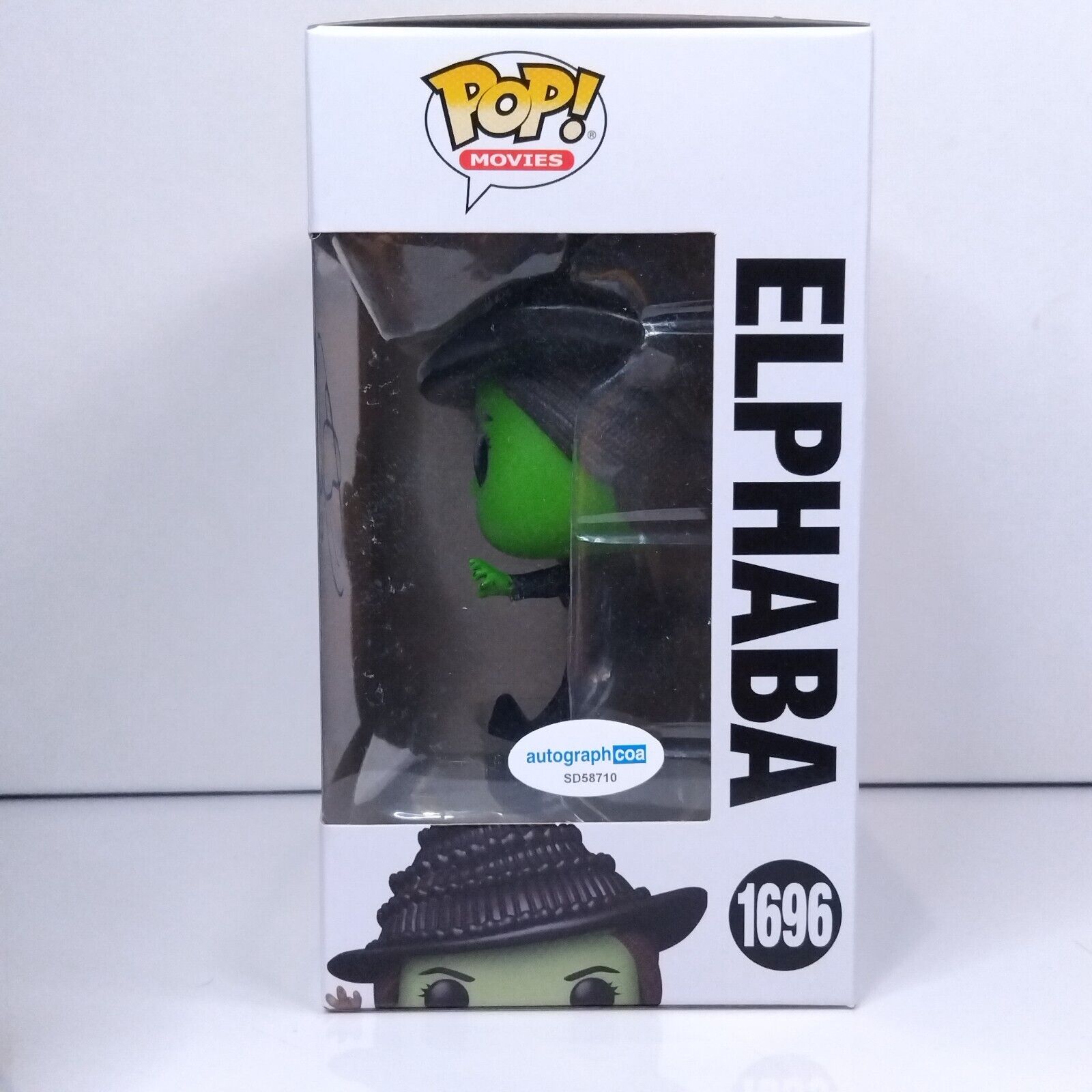 Funko Pop! Movies Wicked Elphaba Signed Cynthia Erivo COA #1696 WS