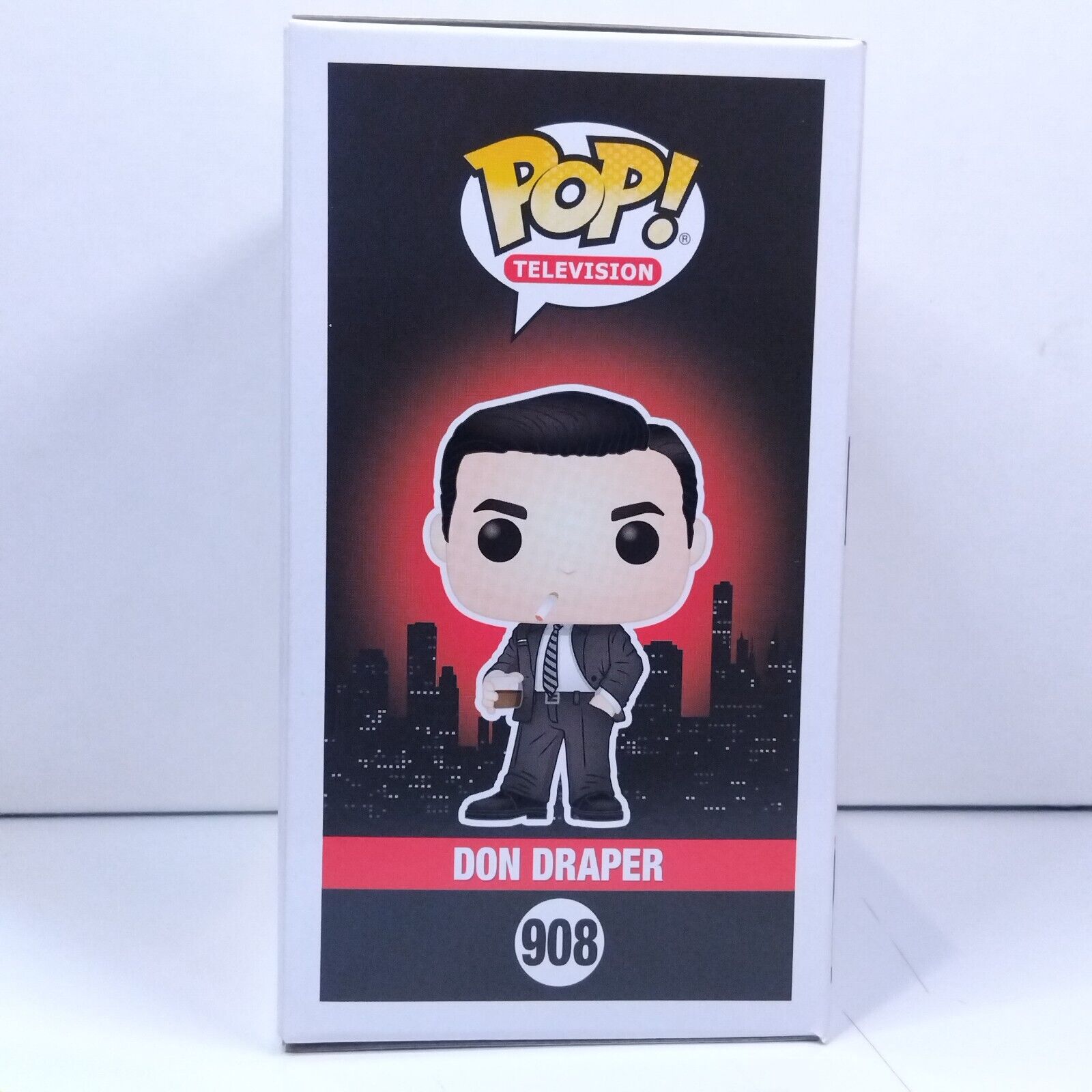 Funko Pop! TV Mad Men Don Draper Signed Jon Hamm COA #908 WS