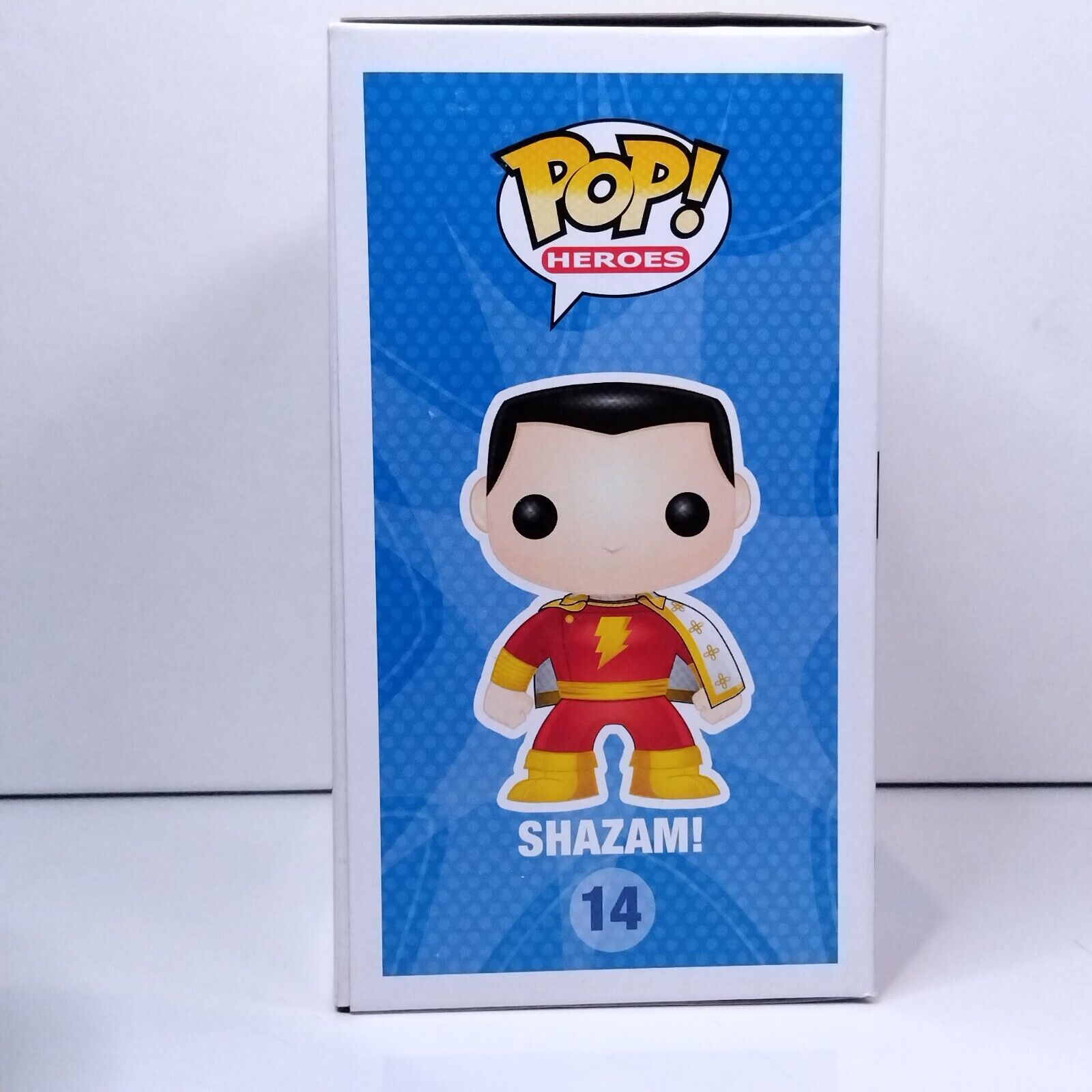 Funko Pop! DC Heroes Universe Shazam Metallic Signed Zachary Levi COA #14