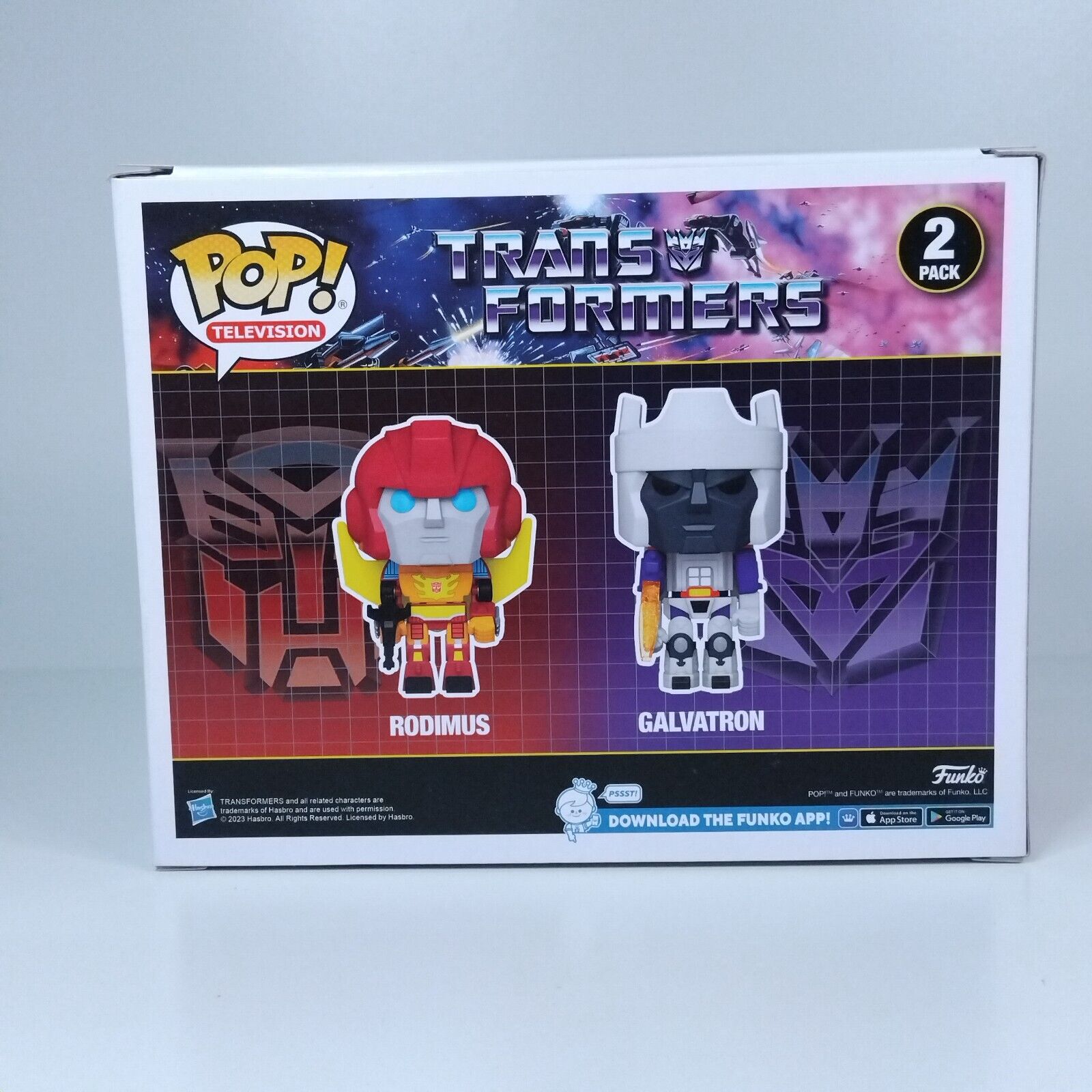 Funko Pop! Retro Toys TV Transformers Rodimus & Galvatron Limited Edition 2 Pack