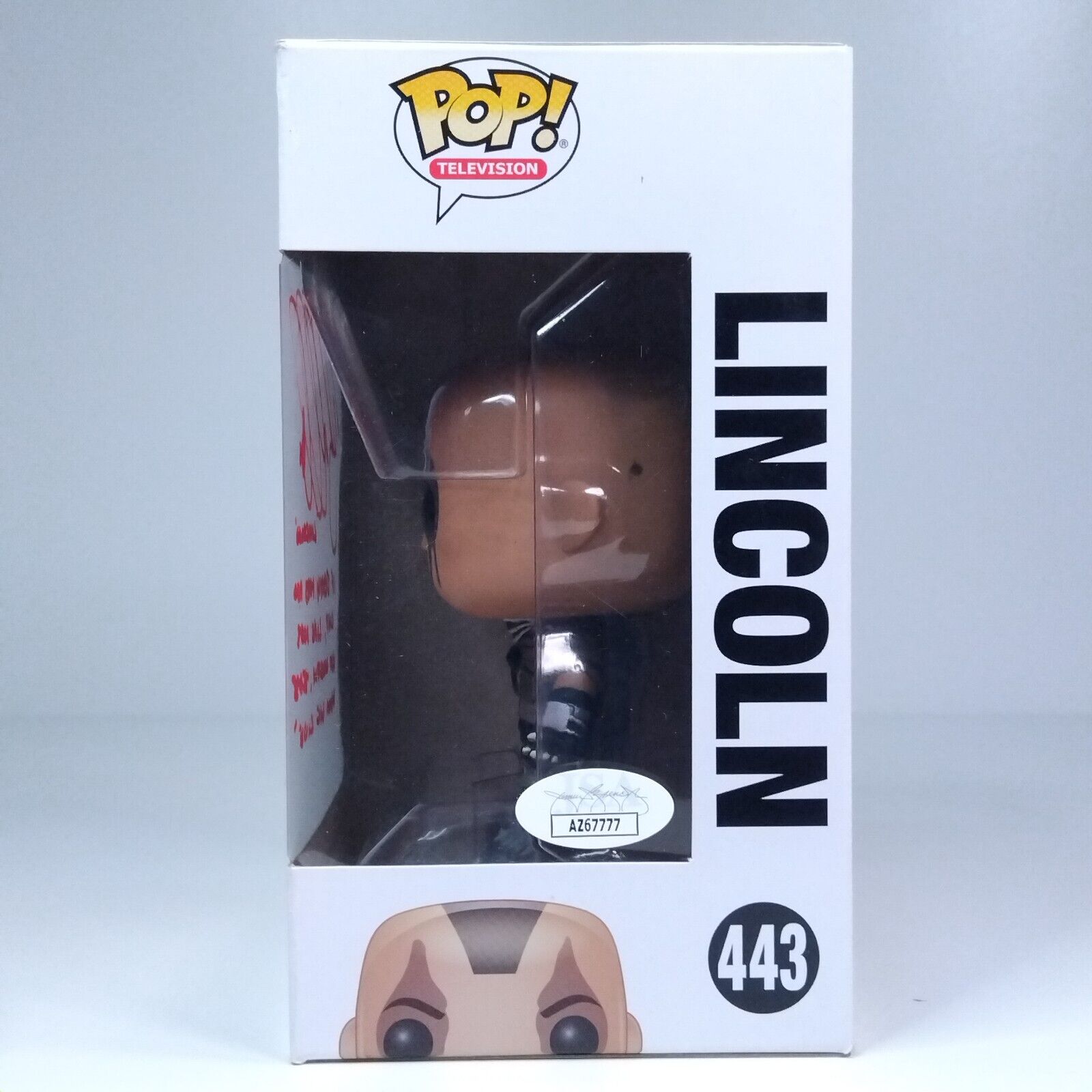 Funko Pop! TV The 100 Lincoln Signed Ricky Whittle & Quote COA #443