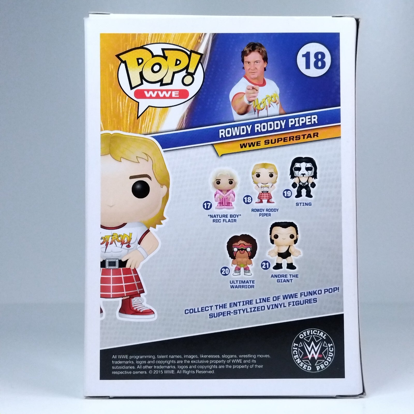Funko Pop! WWE Rowdy Roddy Piper Target Exclusive #18