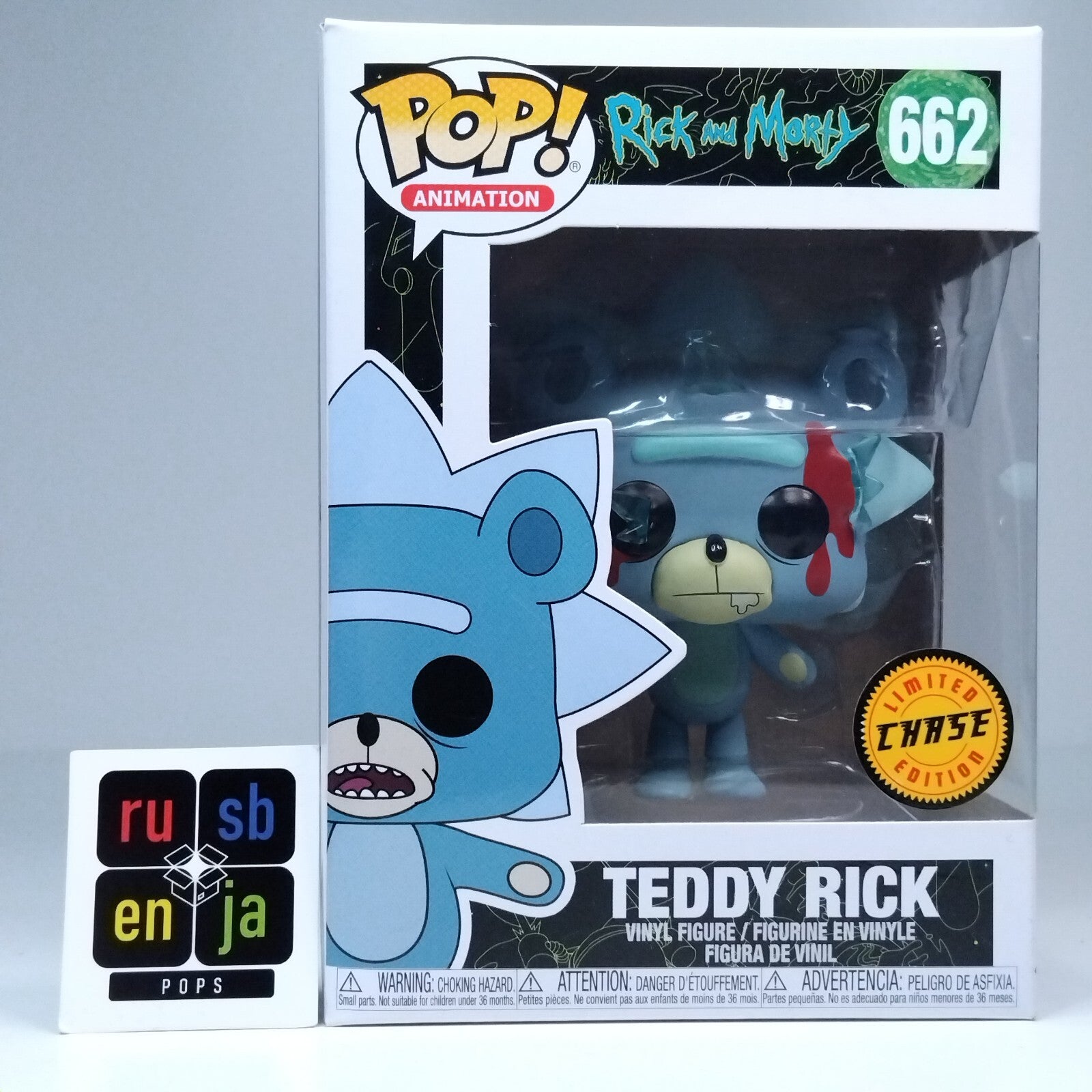 Funko Pop! Animation Rick and Morty - Teddy Rick Chase Limited Edition #662