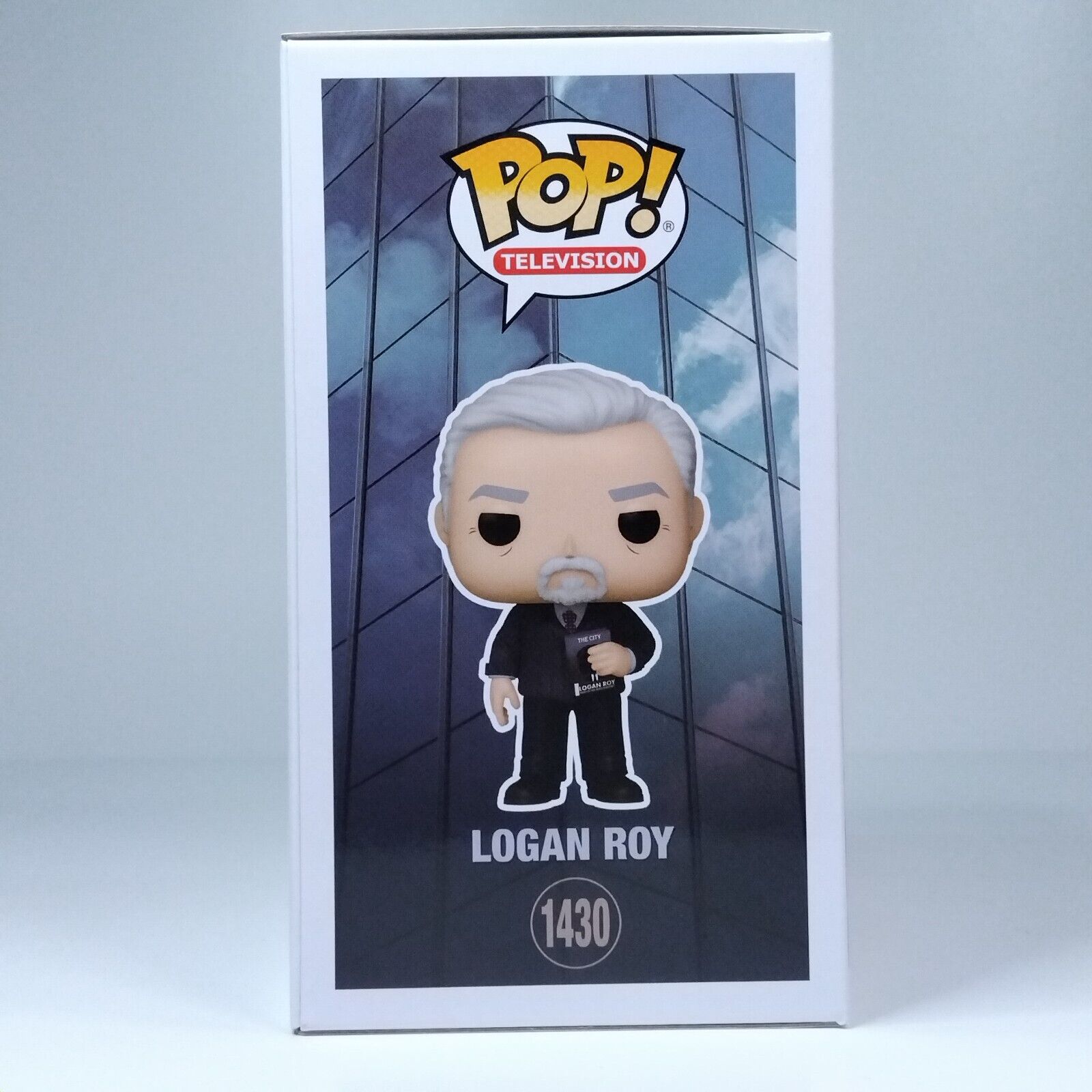 Funko Pop! TV Succession Logan Roy Signed Brian Cox COA #1430 WS