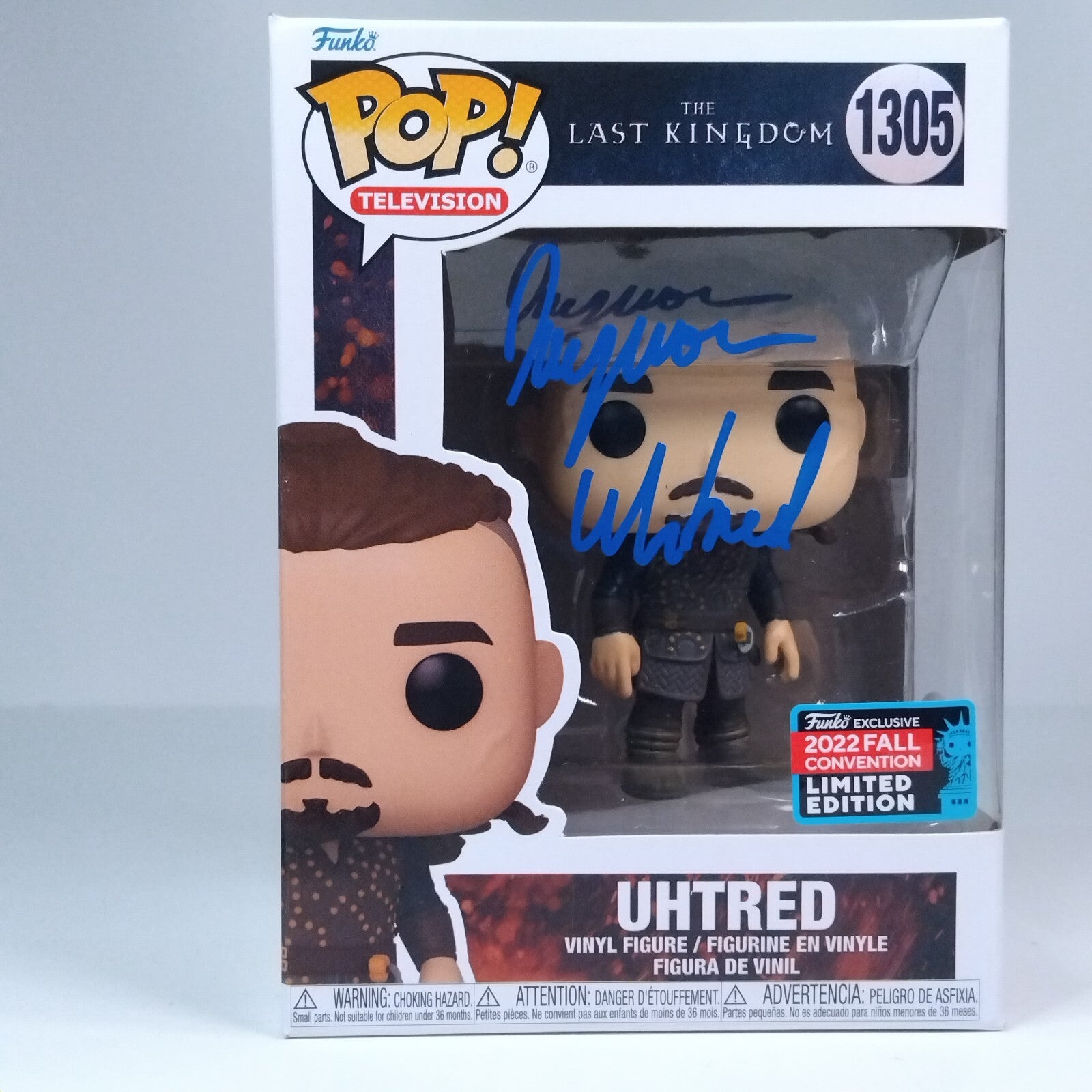 Funko Pop! TV The Last Kingdom Uhtred Signed Alexander Dreymon COA #1305