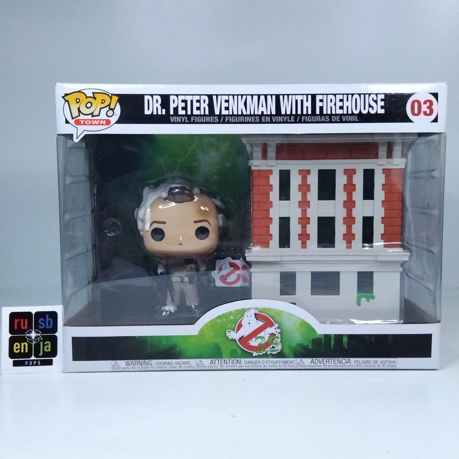 Funko Pop! Movies Ghostbusters Dr. Peter Venkman with Firehouse #03