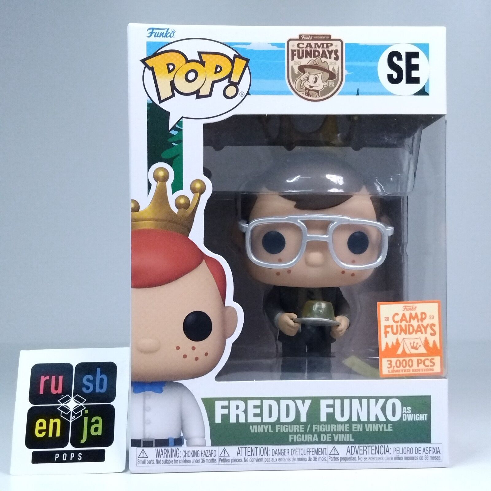 Funko Pop! Camp Fundays TV The Office Freddy Funko as Dwight 3,000 Pcs #SE