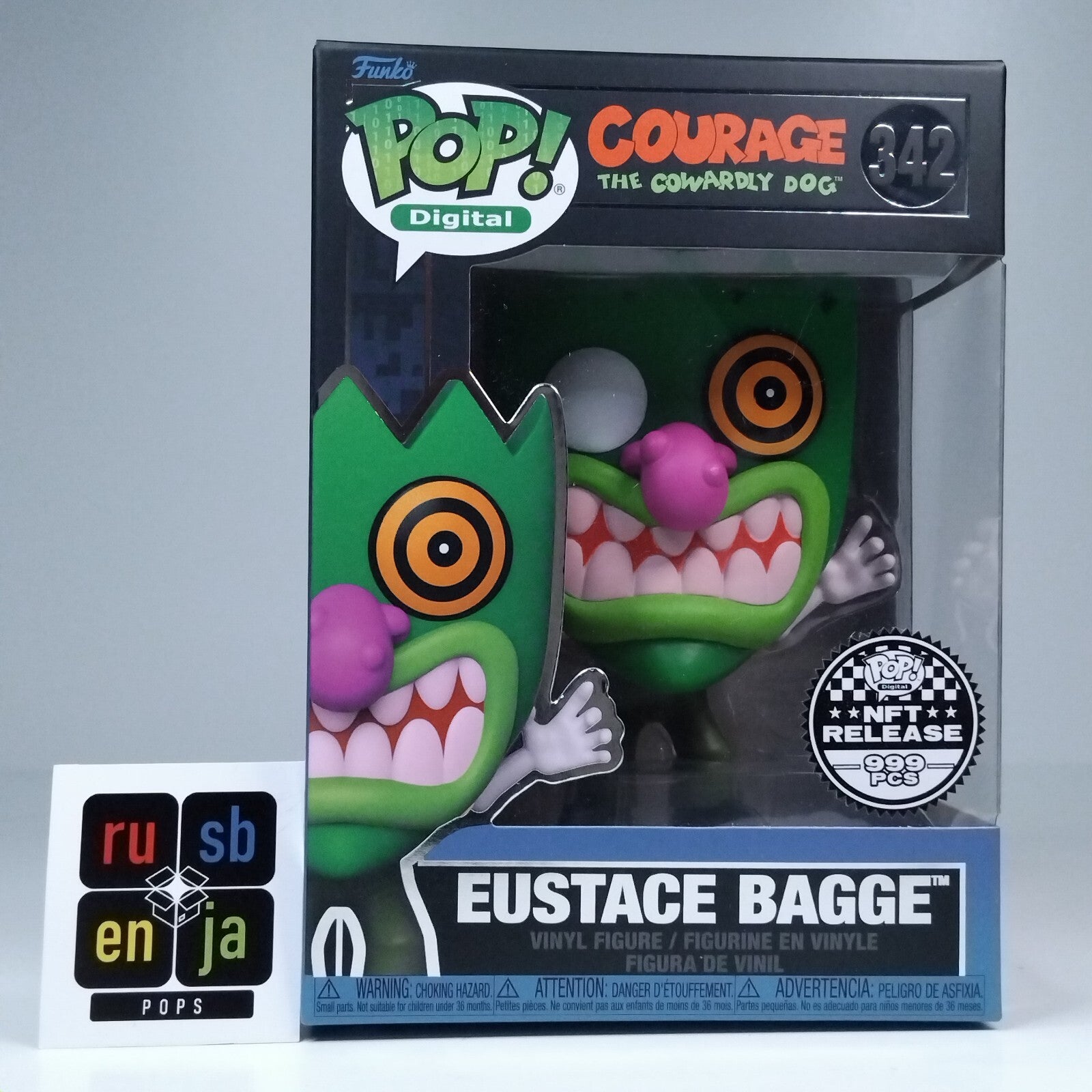 Funko Pop! Digital Animation Courage Cowardly Dog Eustace Bagge 999 Pcs #342